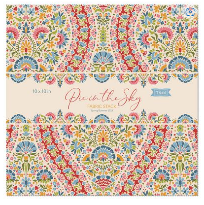 Pie in the Sky, Topsy Turvy in Red by Tone Finnanger for Tilda Fabrics –  SewitUp