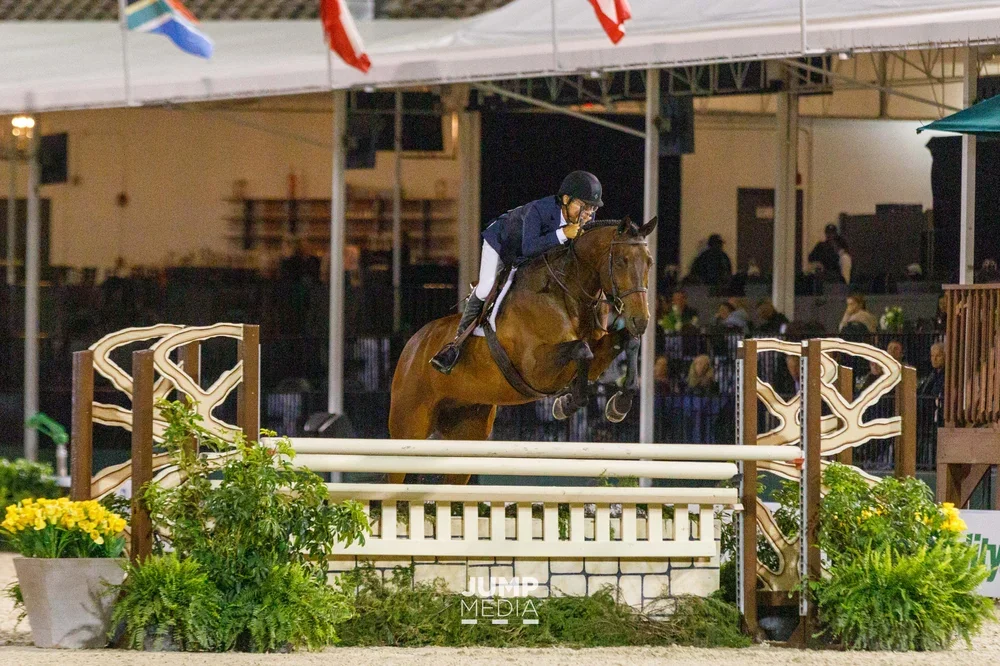 John French Secures First $100,000 USHJA WCHR Peter Wetherill Palm Beach Hunter Spectacular Victory with Milagro