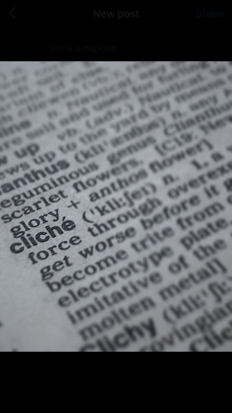 What’s wrong with clichés?