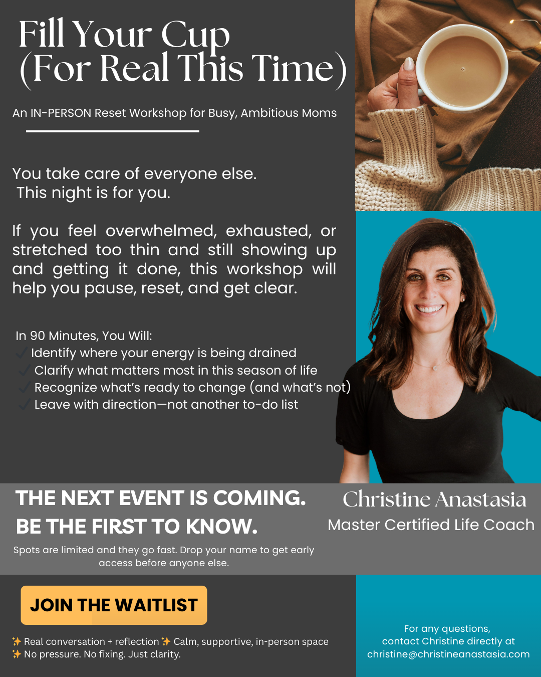 Fill Your Cup (For Real This Time)