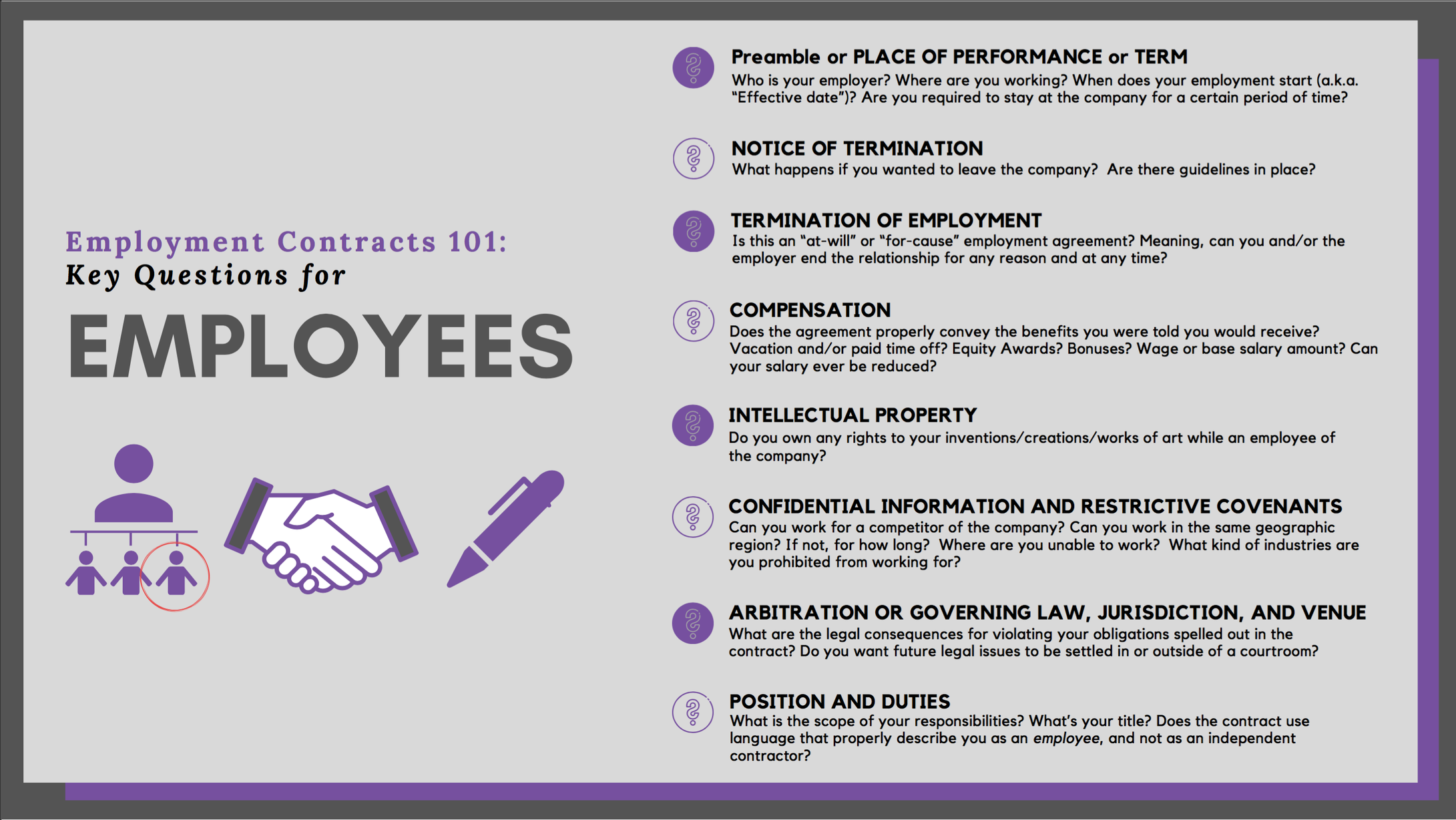 Employment Contracts 101: Key Questions for Employees