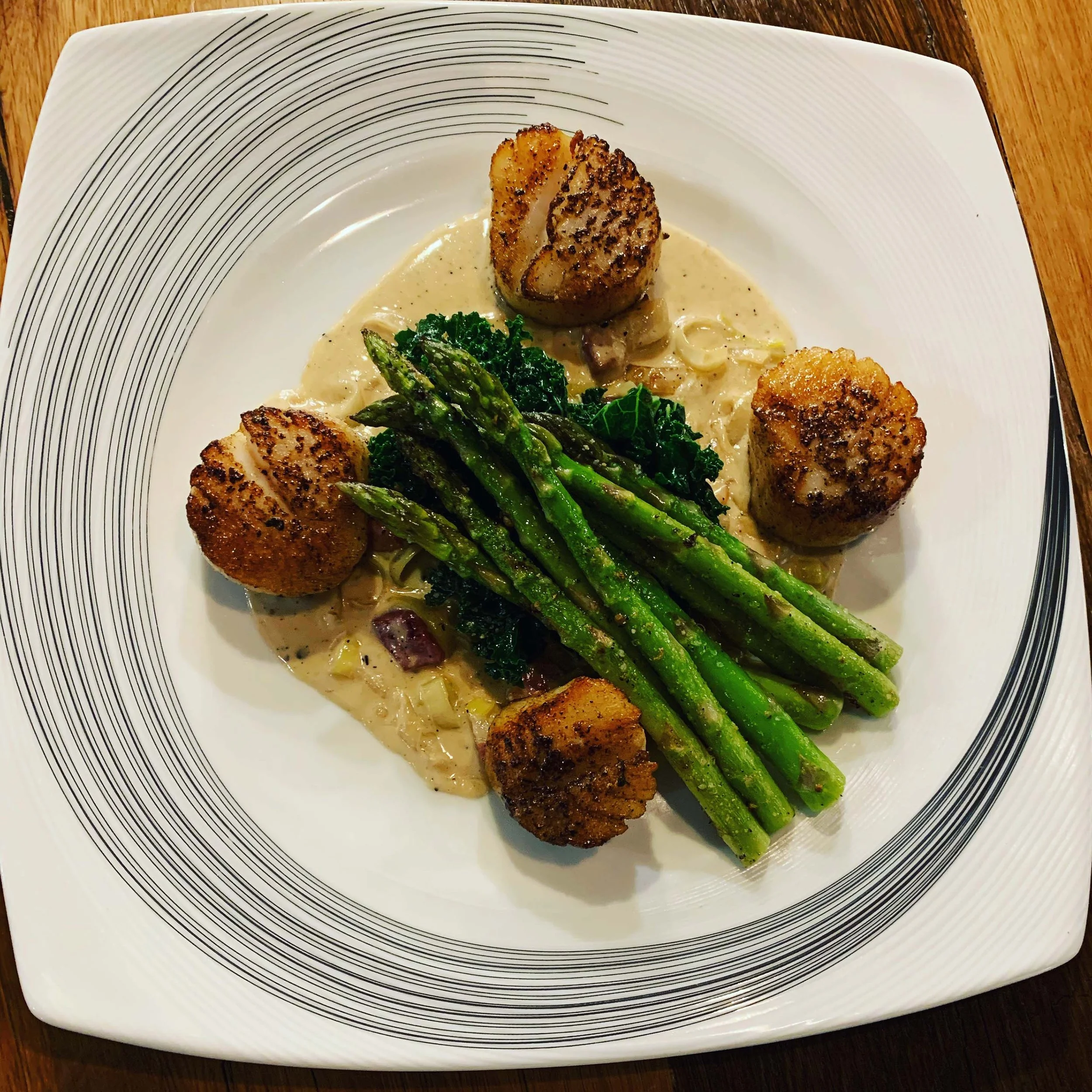 scallops meal