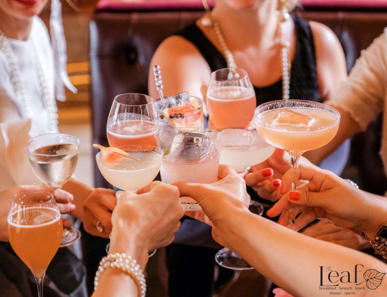 cheers with drinks
