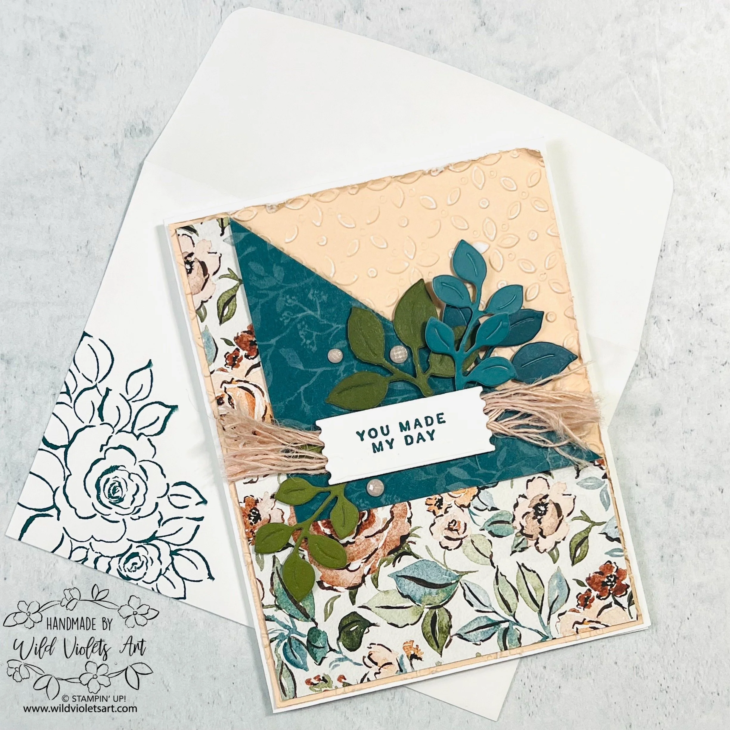 Floral Charm Card