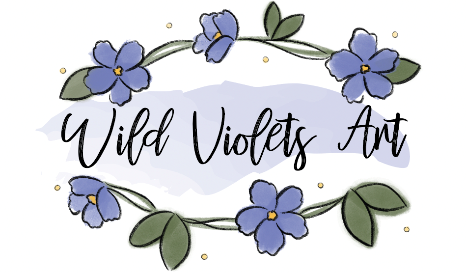 WILD VIOLETS ART