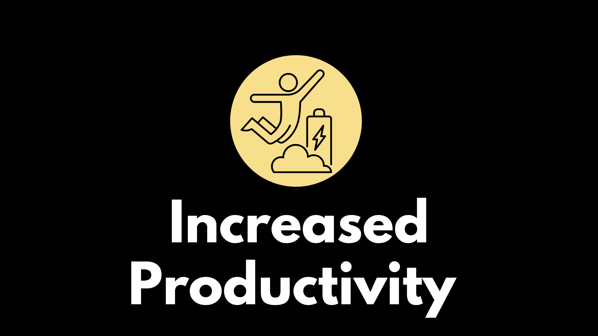 element of leaping human with battery