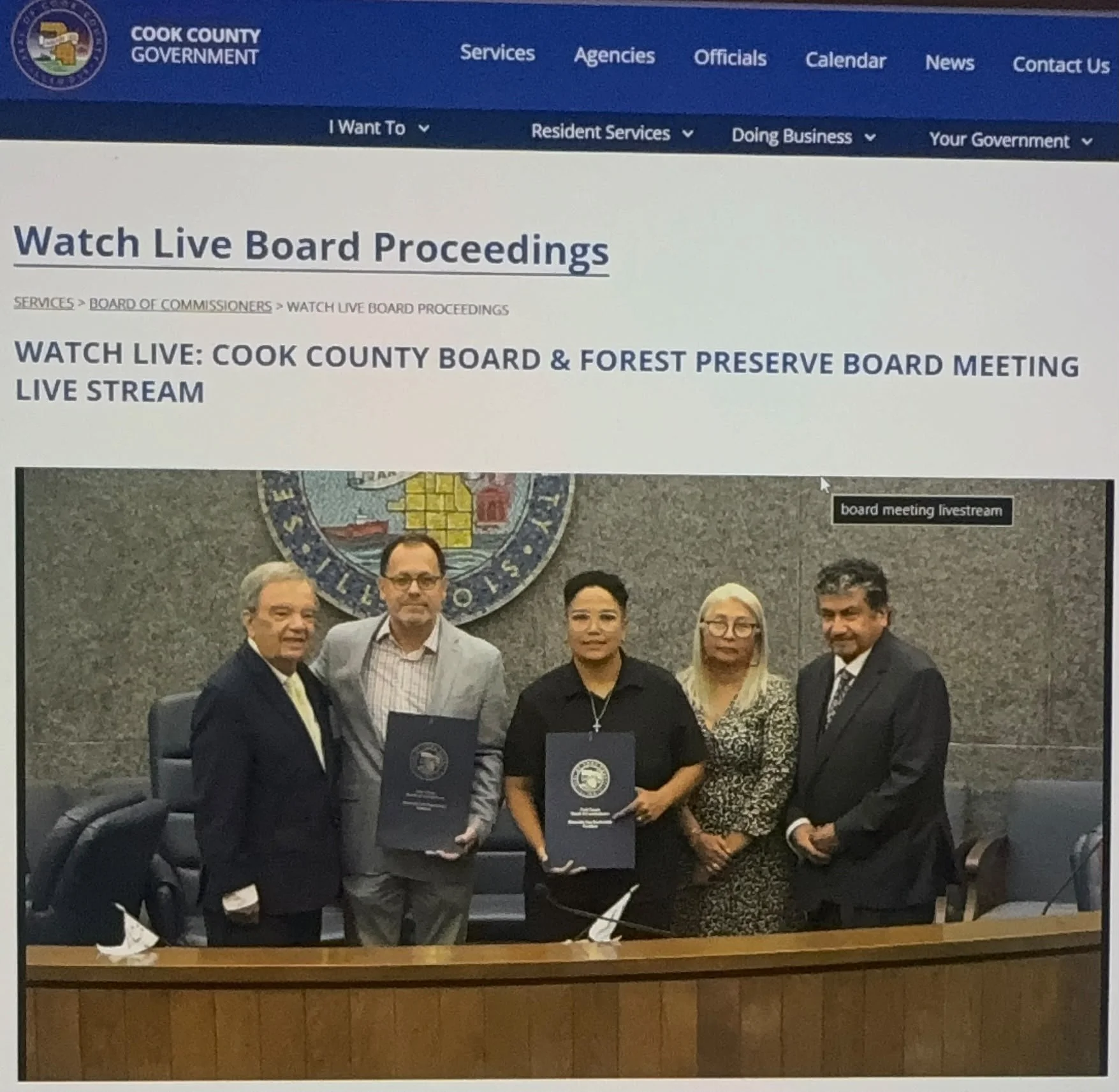 Cook County Approves Resolution of Solidarity with the Venezuelan People