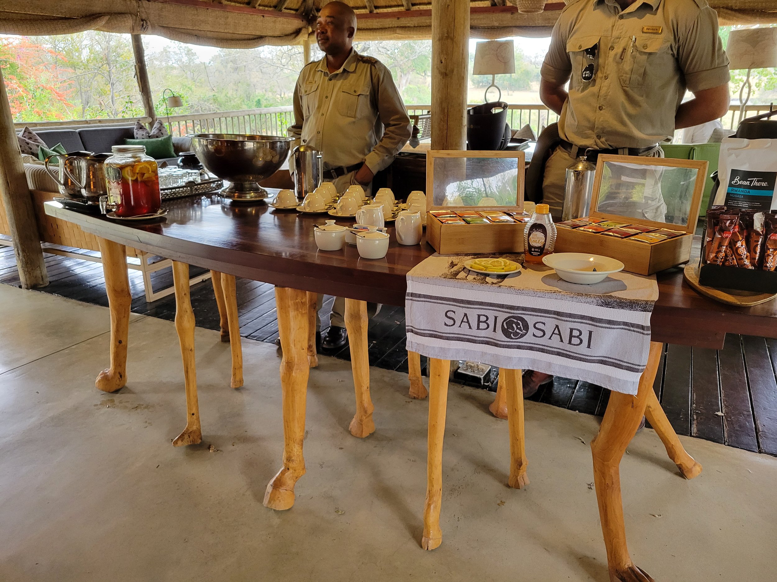 Afternoon tea setup in Sabi Sabi, South Africa.jpg