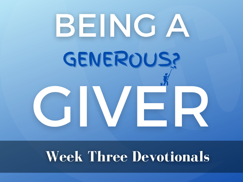 Devotionals for Wednesday: August 18