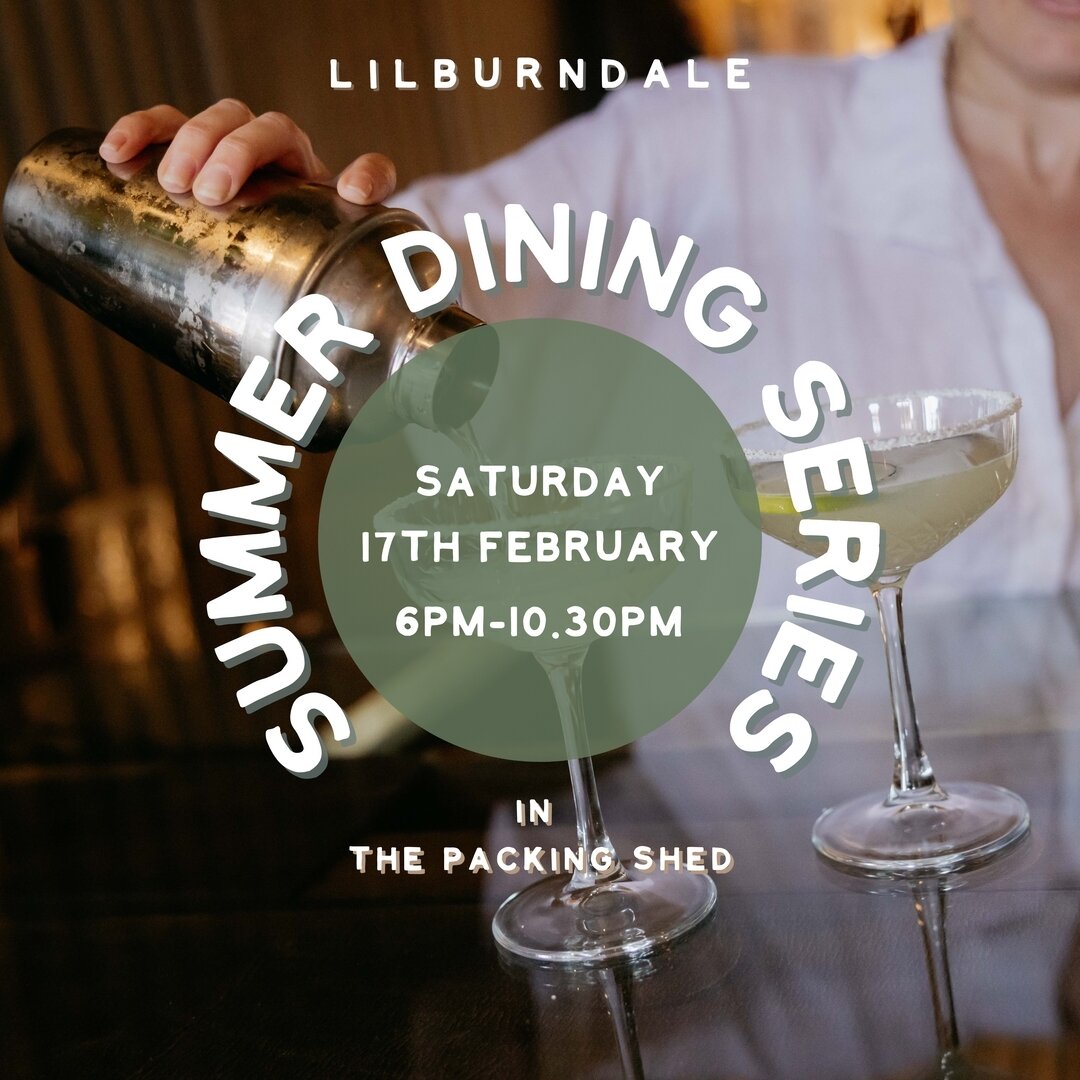 Not long now until Lilburndale&rsquo;s Summer Dining Series! Doing something a little different this time, moving away from the share platters to a more structured single-plated 3-course menu. Executive Chef Drew Bolton from @short_st_kitchen promise