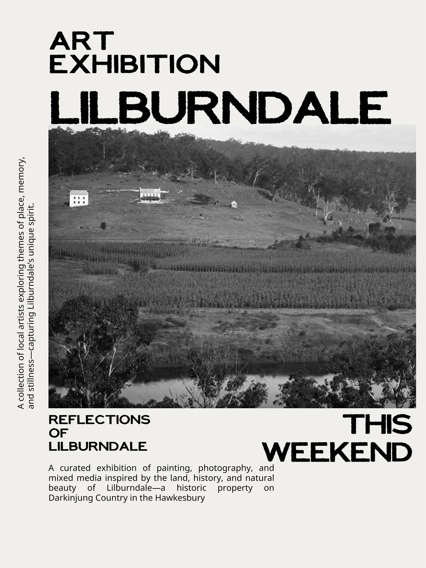 🖤FOR LOVERS OF OUR BEAUTIFUL HAWKESBURY🖤
If canap&eacute;s, live music, The Packing Shed bar and a shed full of beautiful art sounds like a fun Friday night then our first ever ART EXHIBITION is for you. Grab the girls for a night out, or you partn