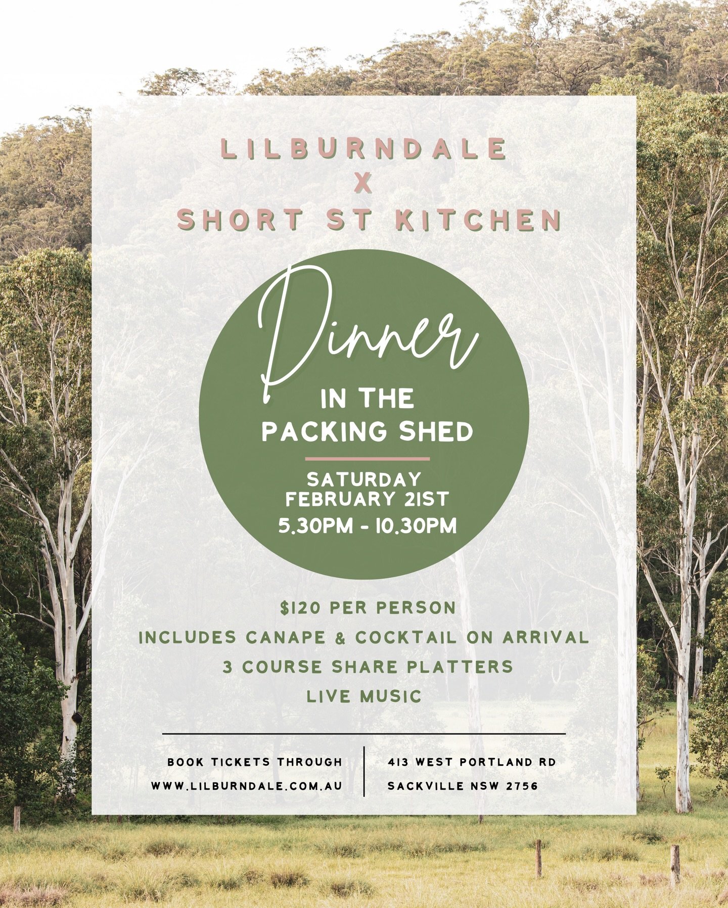 This has to be our favourite menu yet!
We&rsquo;re hosting a summer dinner at Lilburndale in partnership with @short_st_kitchen on Saturday 21st February. Set in The Packing Shed, this evening is ideal for locals looking to enjoy a relaxed night out,
