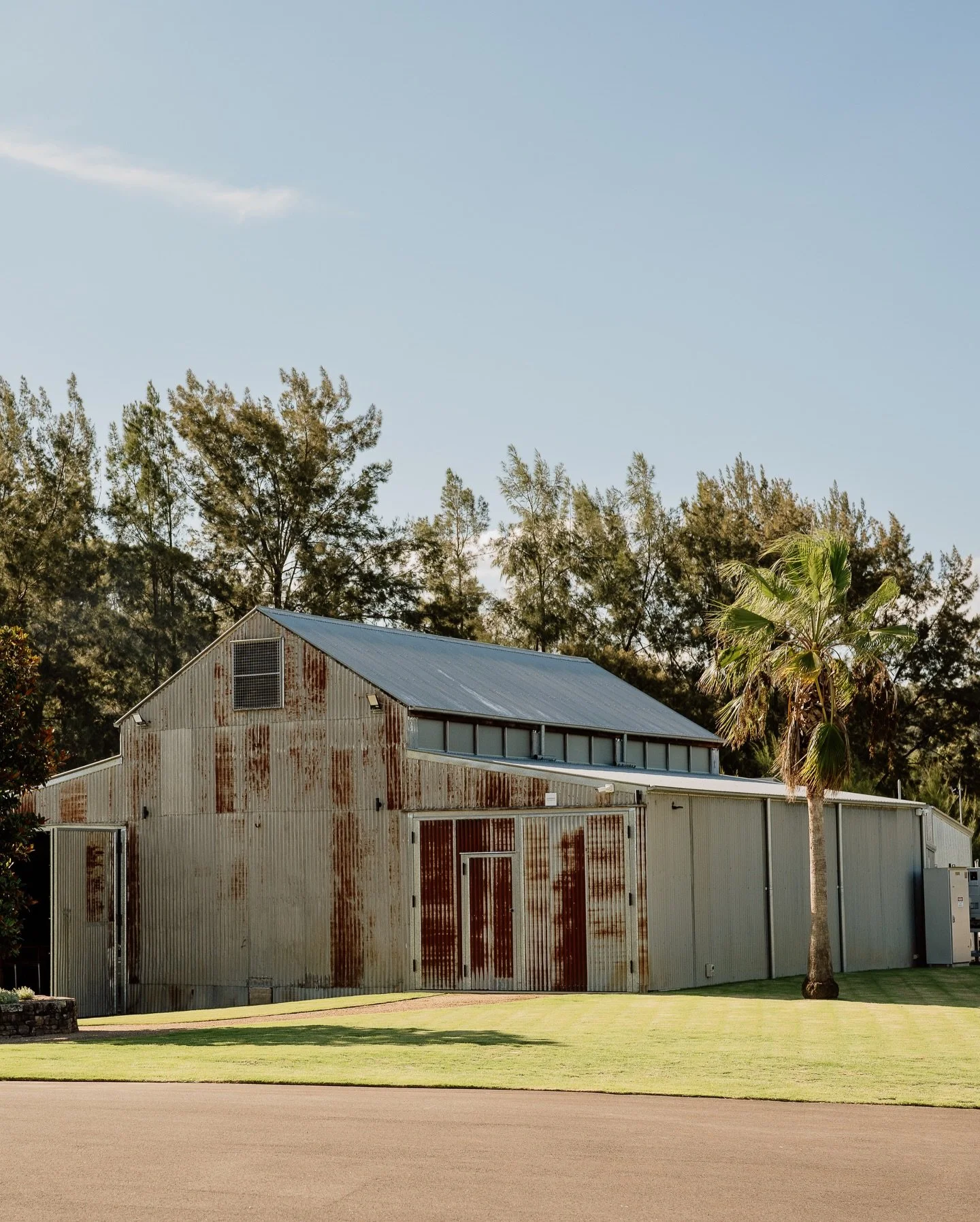 The Packing Shed is our wedding reception space, being roughly 120 years old it&rsquo;s absolutely full of character, but we&rsquo;ve added the modern conveniences- air con was a no brainer, because no one wants to be sweaty on their big day, we have