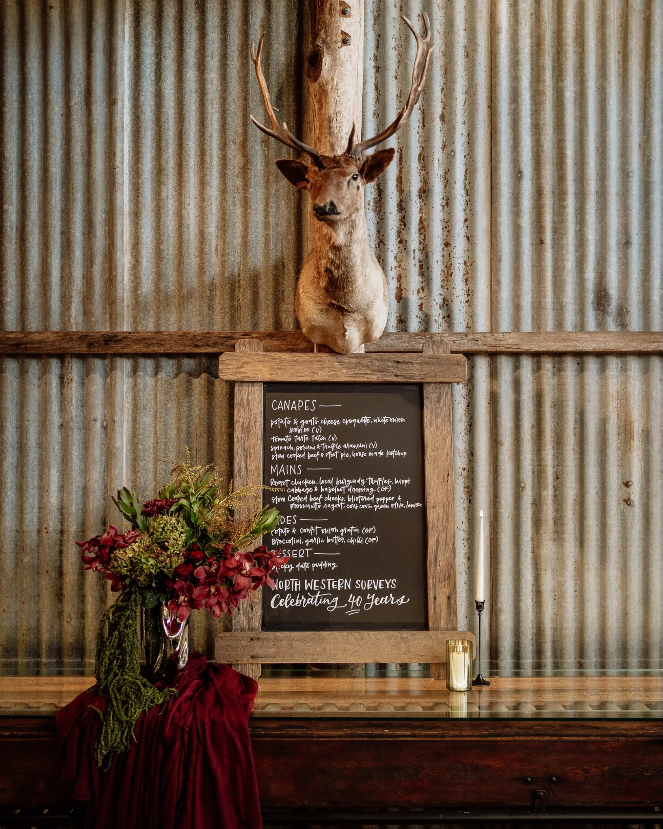 An appreciation post for @lifes.little.mantras
Meghan does all of our chalkboards for us, even when it&rsquo;s last minute and the morning of an event, she always has our back.  We also can&rsquo;t go past her hand written name cards, it&rsquo;s adds