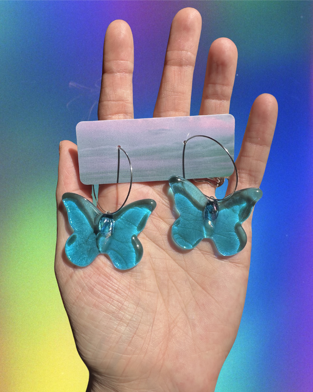 butterfly hoops