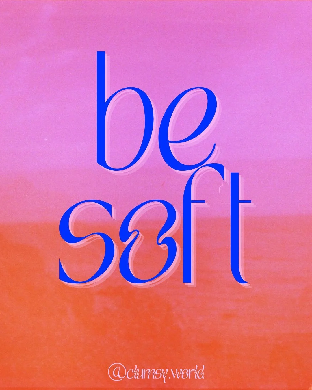 it is exceptionally challenging to be soft in today&rsquo;s world. @pogonacreates emphasized this in a recent conversation that for me highlighted the need for continued exploration into what softness can look like. if u need a lil reminder to be sof