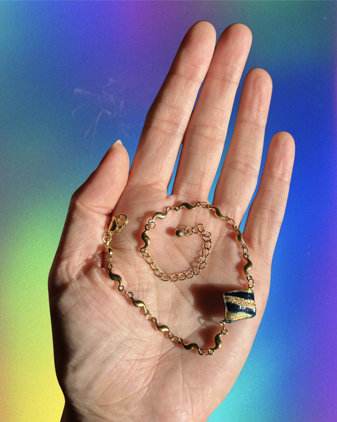 iridescent bracelet