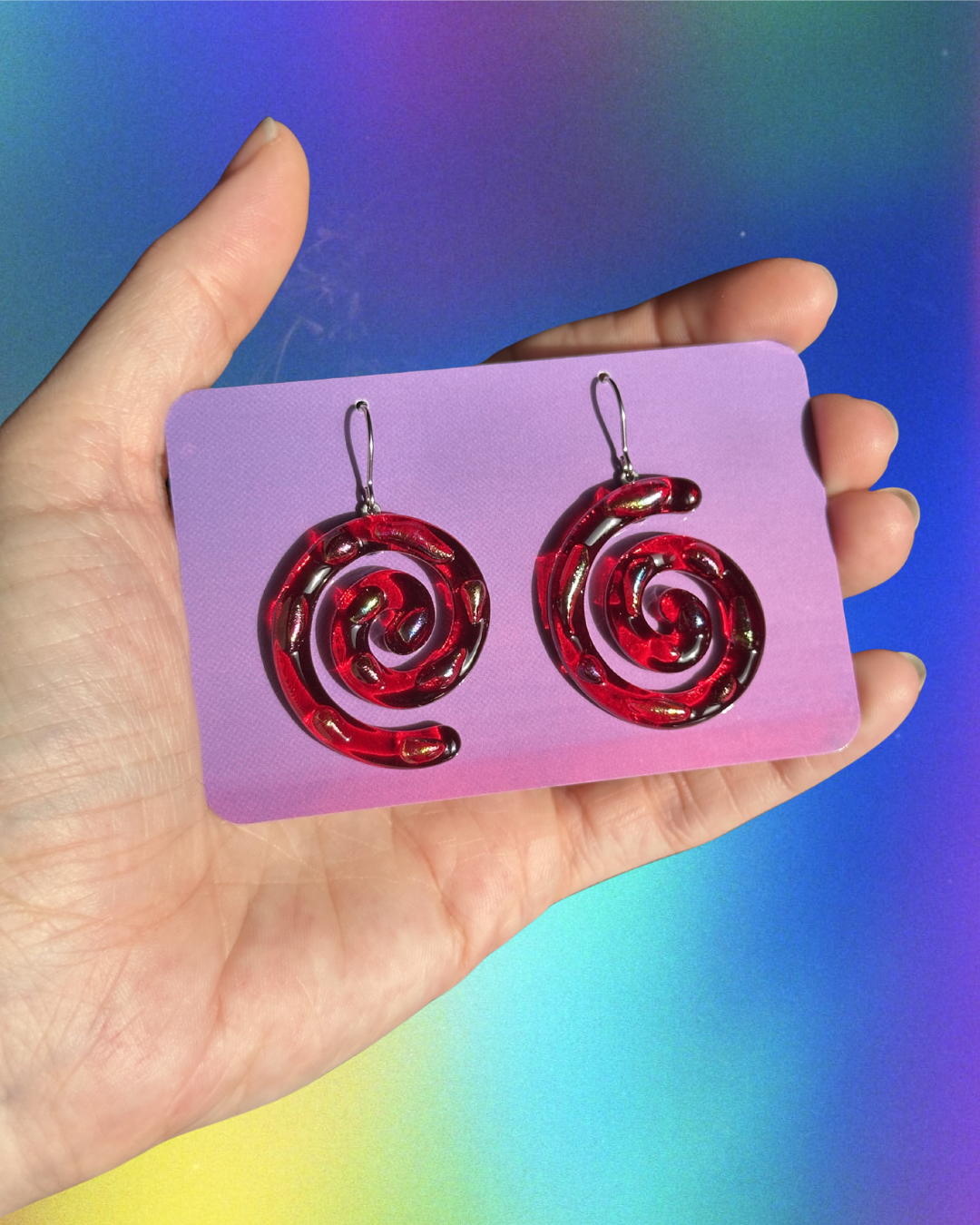spiral earrings
