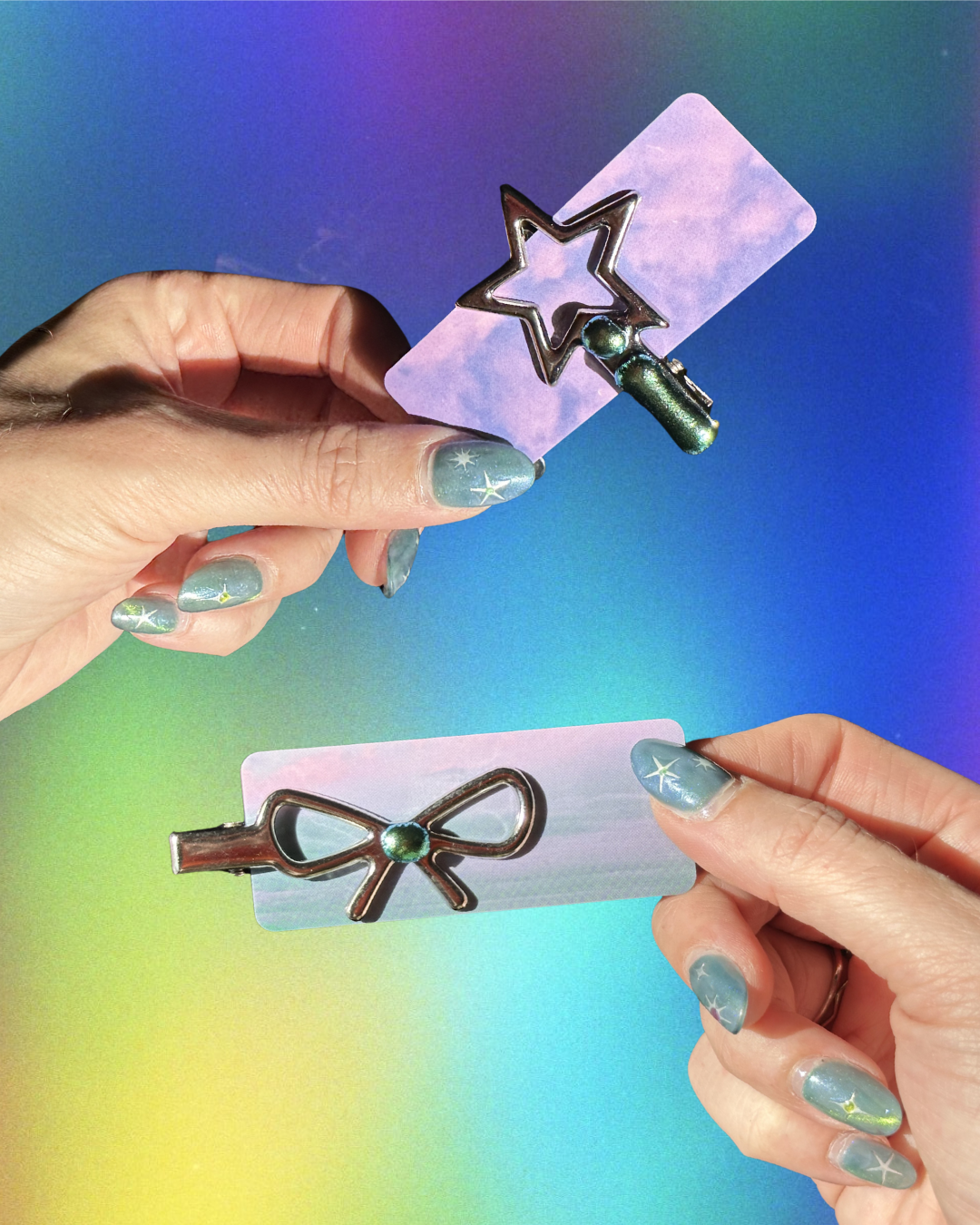 shining shapes hair clip