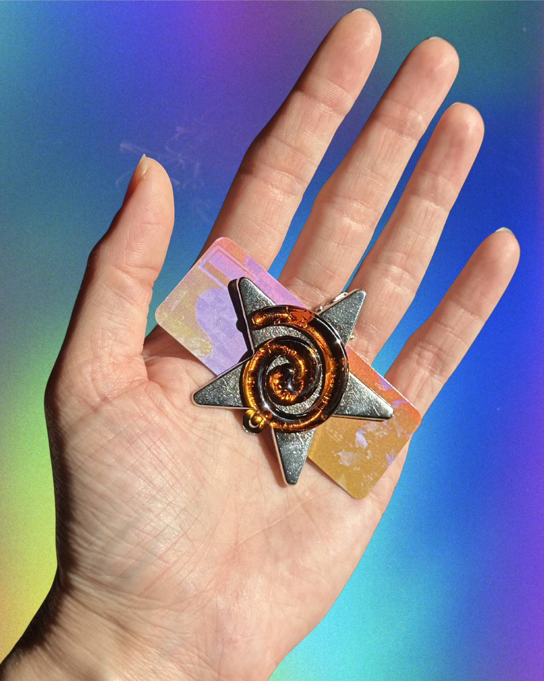 big star hair clip