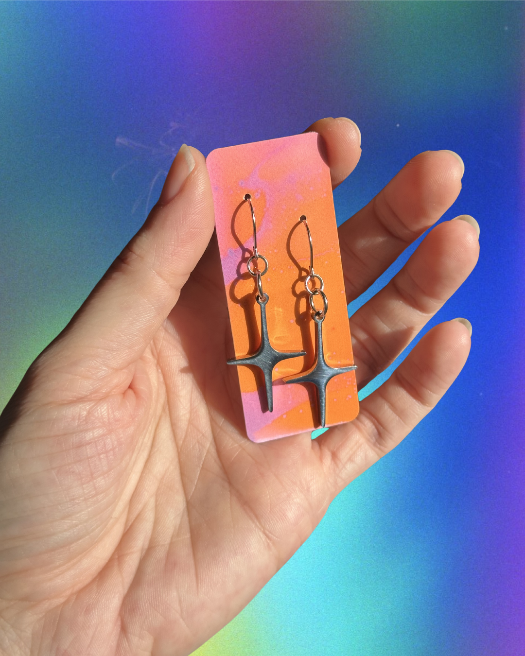 simple shape earrings