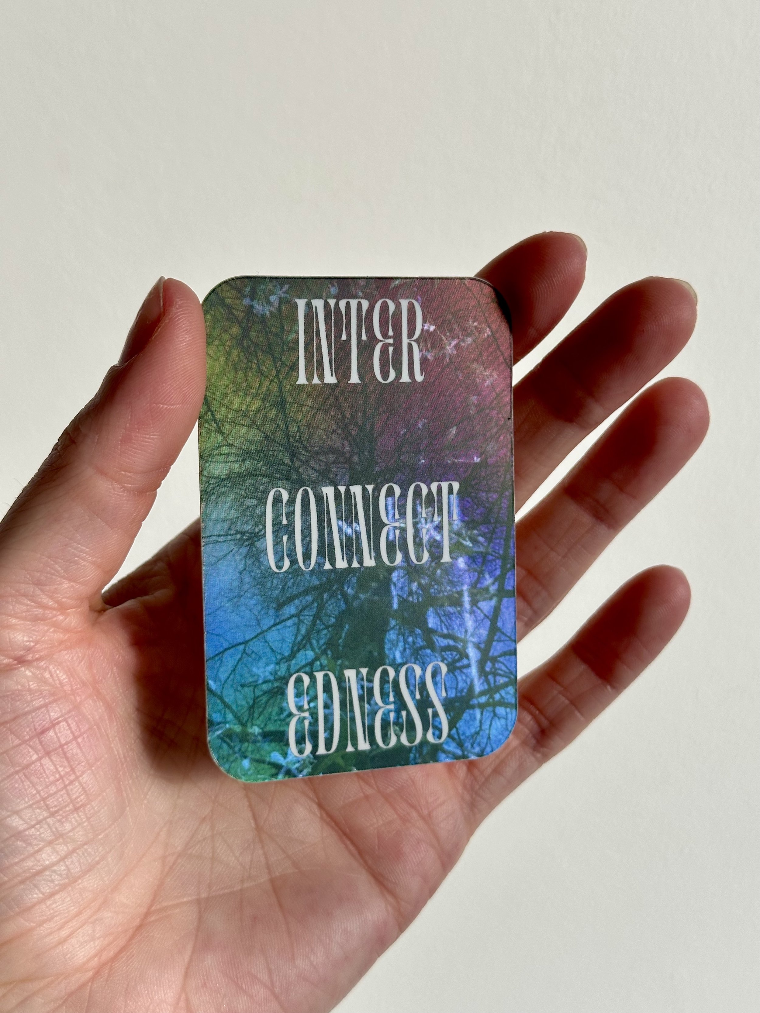 interconnectedness sticker