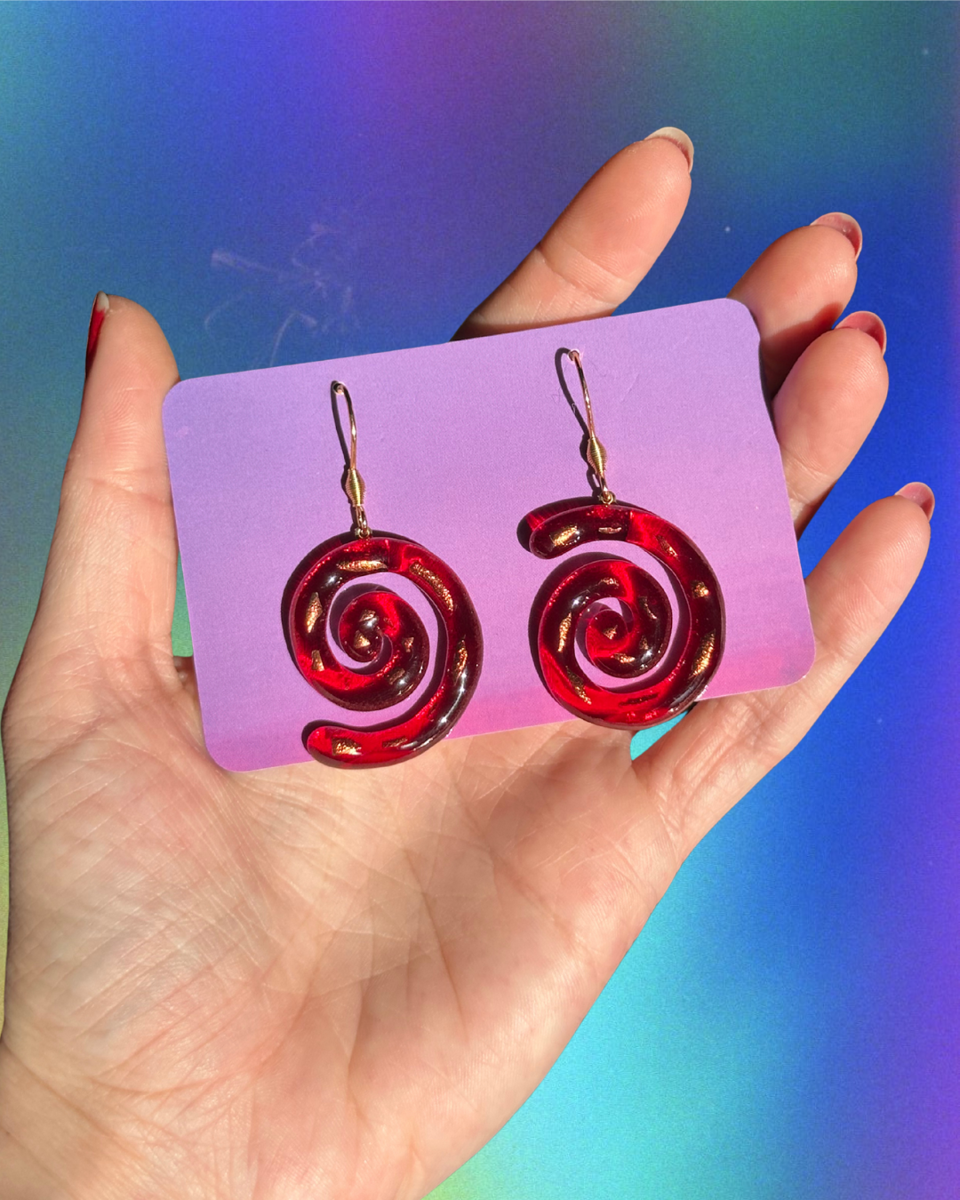 spiral earrings