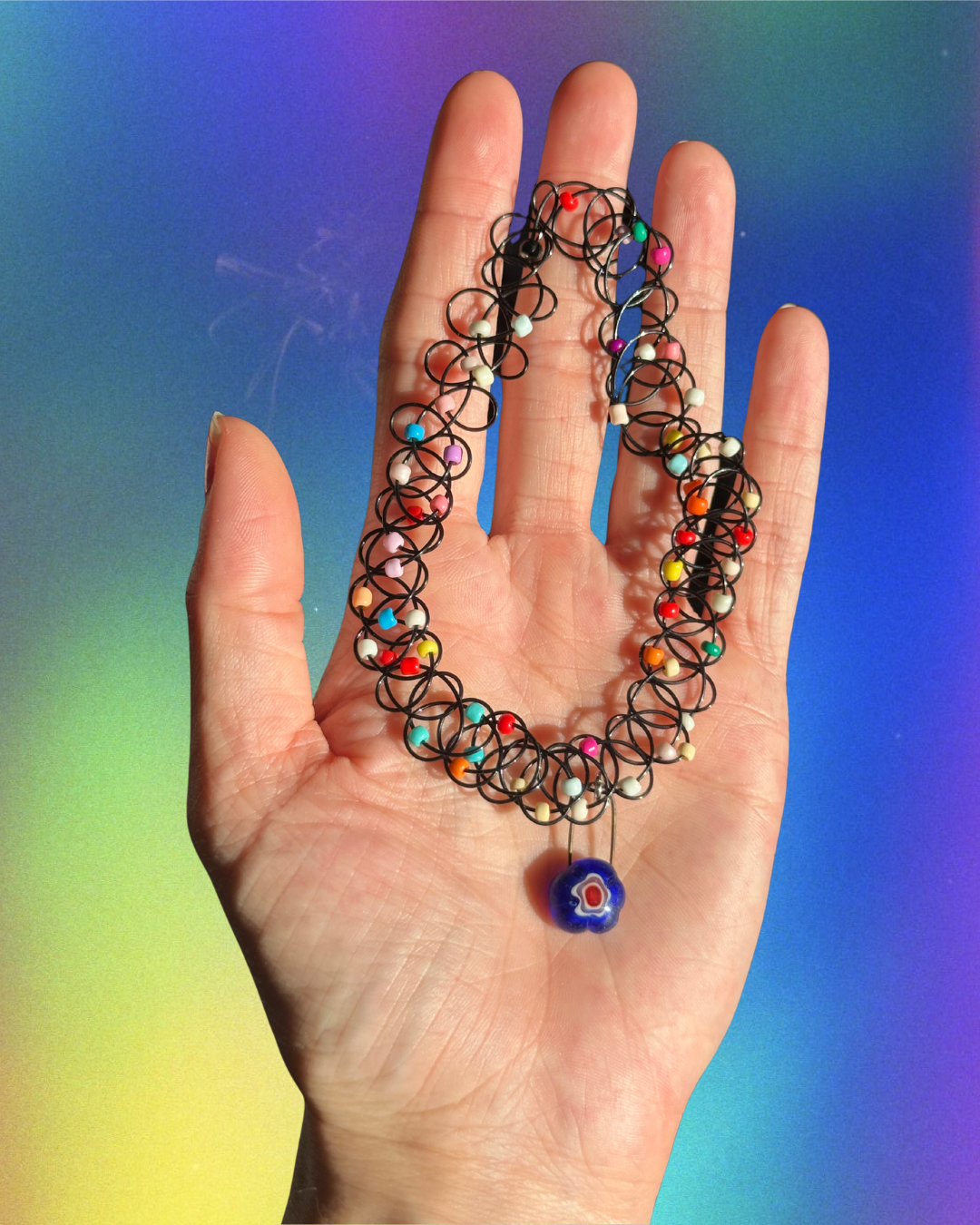elastic choker necklace