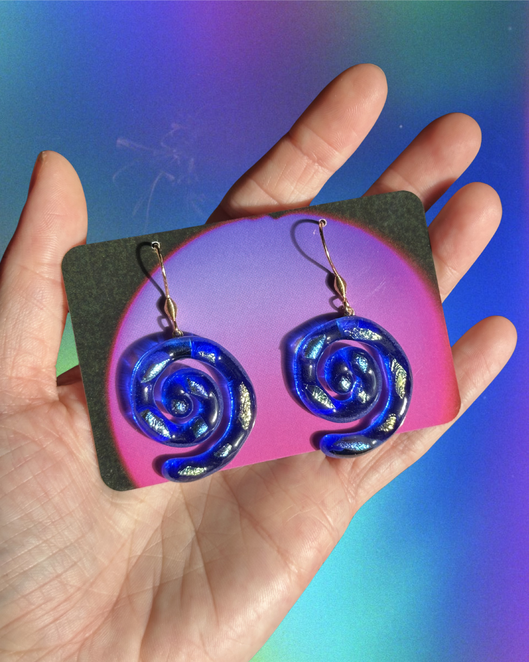 spiral earrings