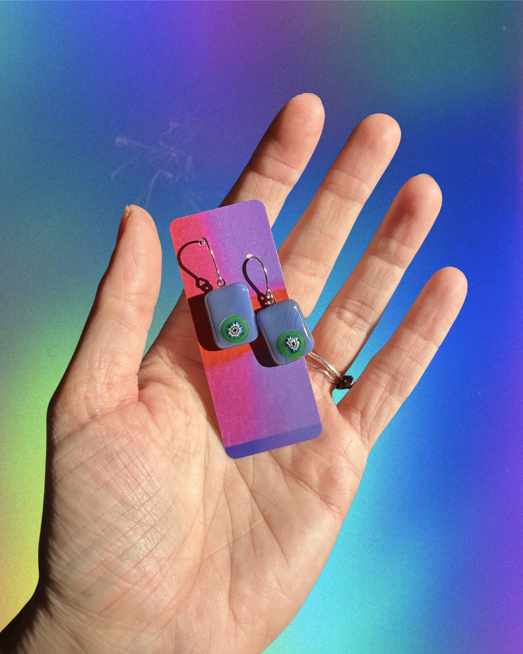 small layers earrings