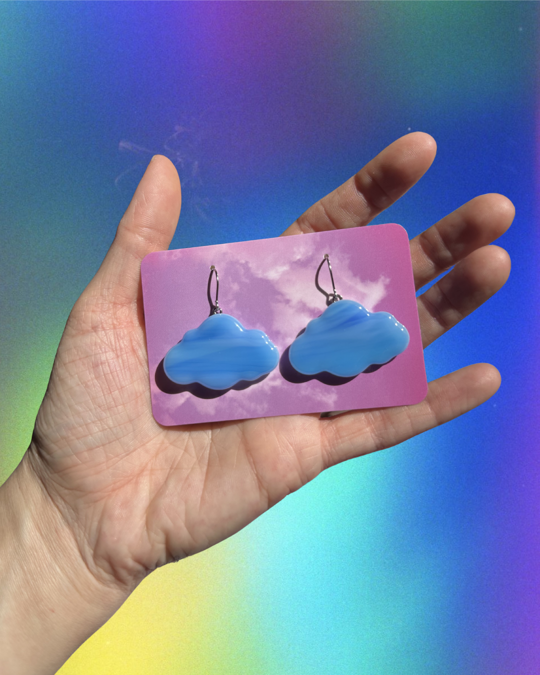 cloud earrings