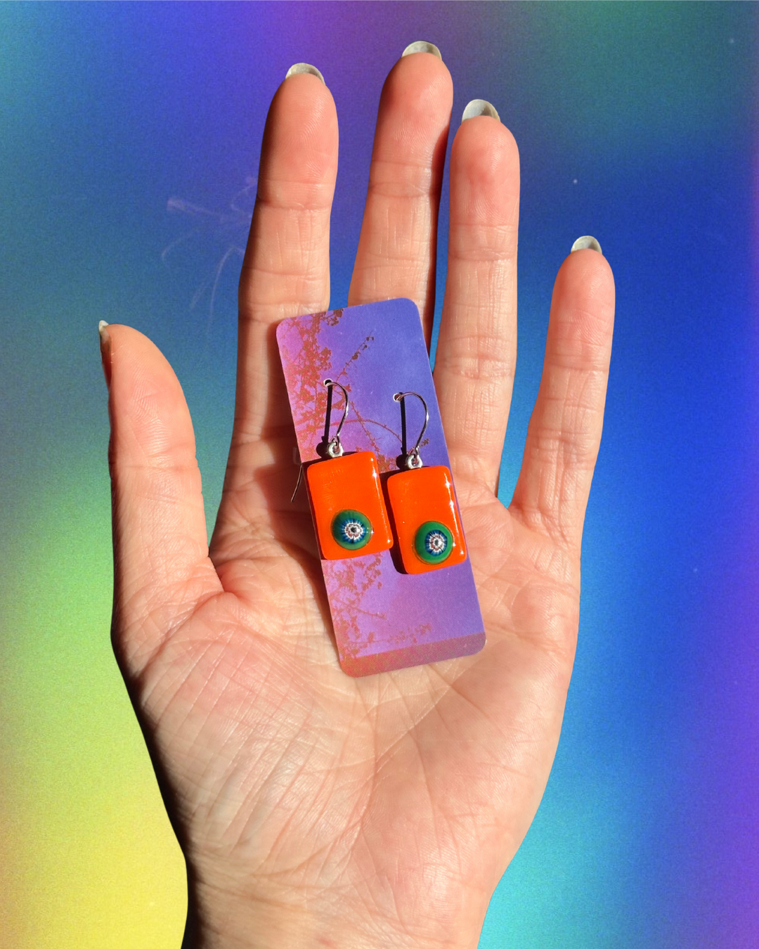 small layers earrings