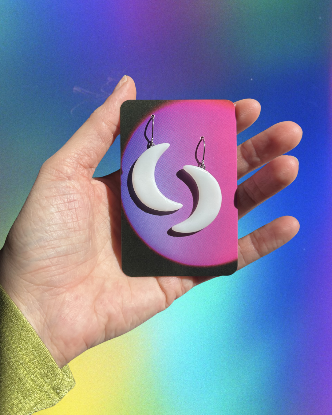 moon earrings