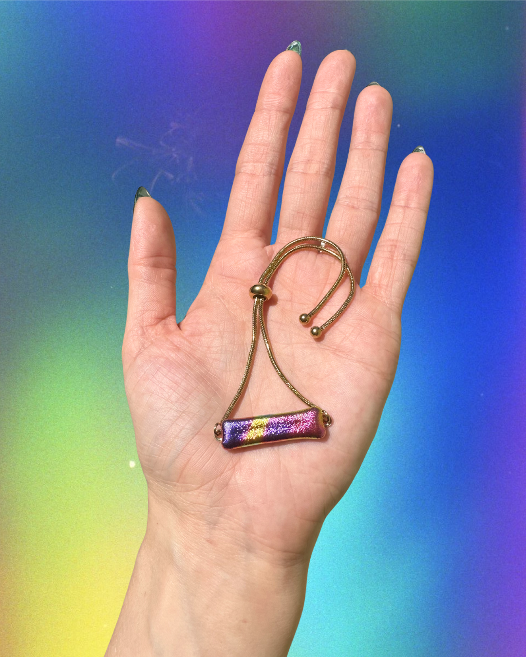 adjustable bar bracelet