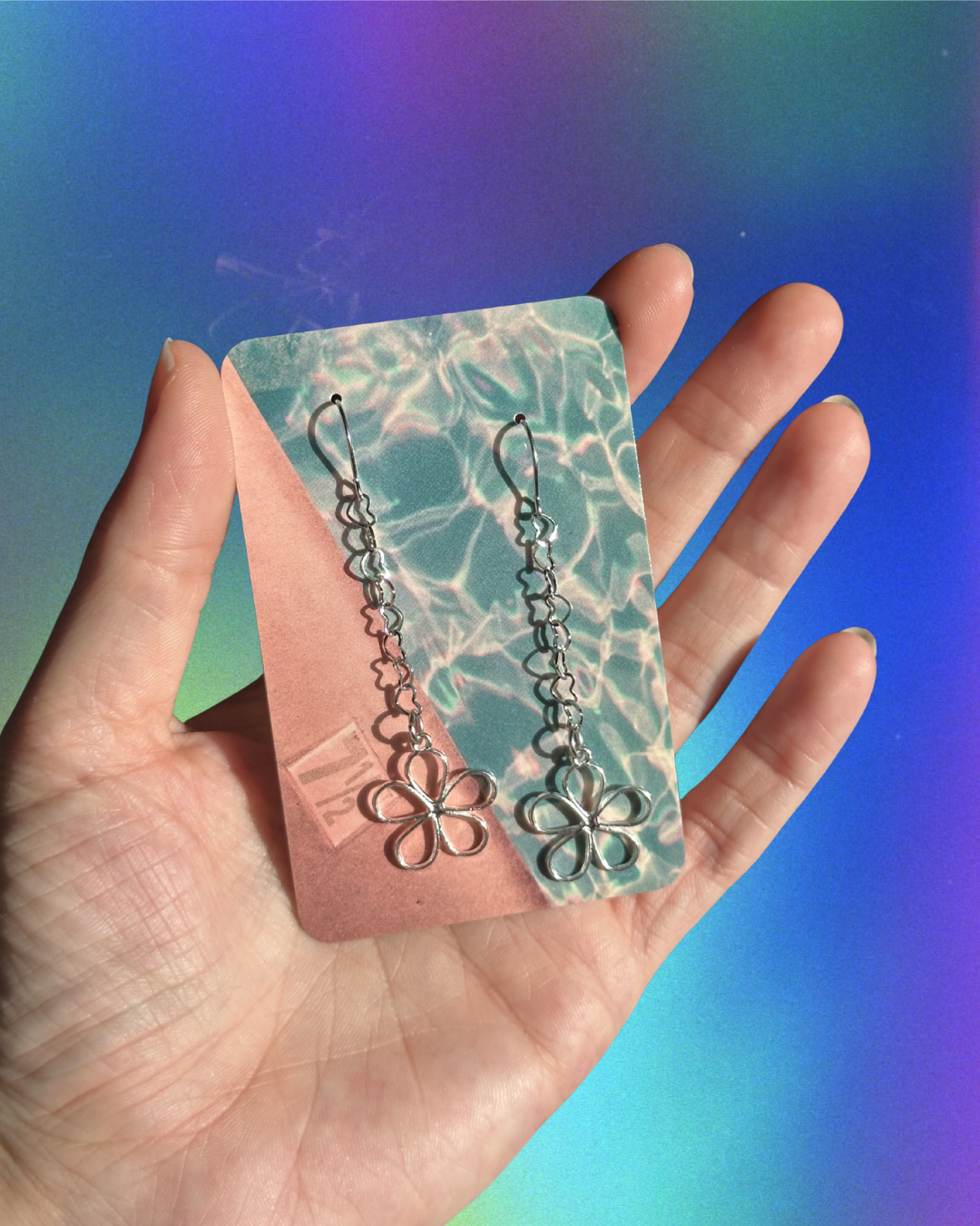 shape link earrings