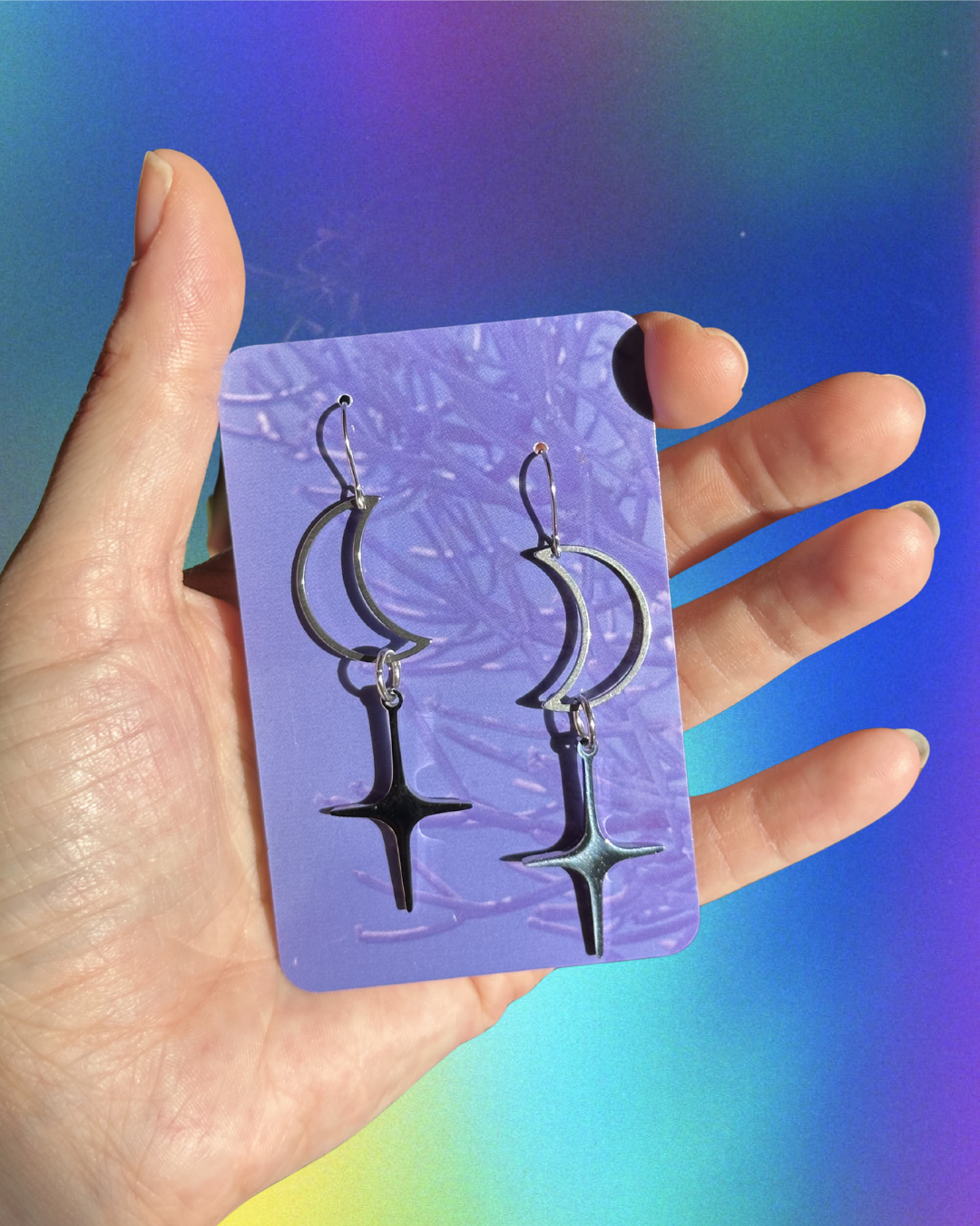 shape link earrings