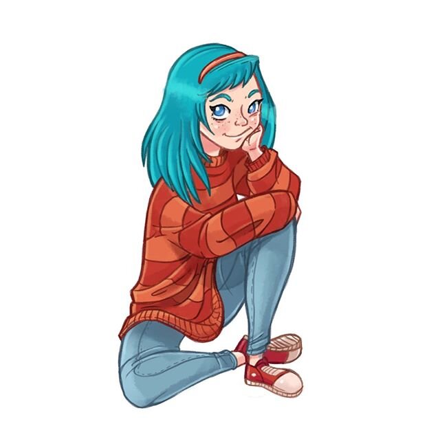 #dtiys art of @cordeliacreates&rsquo; #oc. #dtiyschallenge #drawthisinyourstyle #clipstudiopaint #applepencil