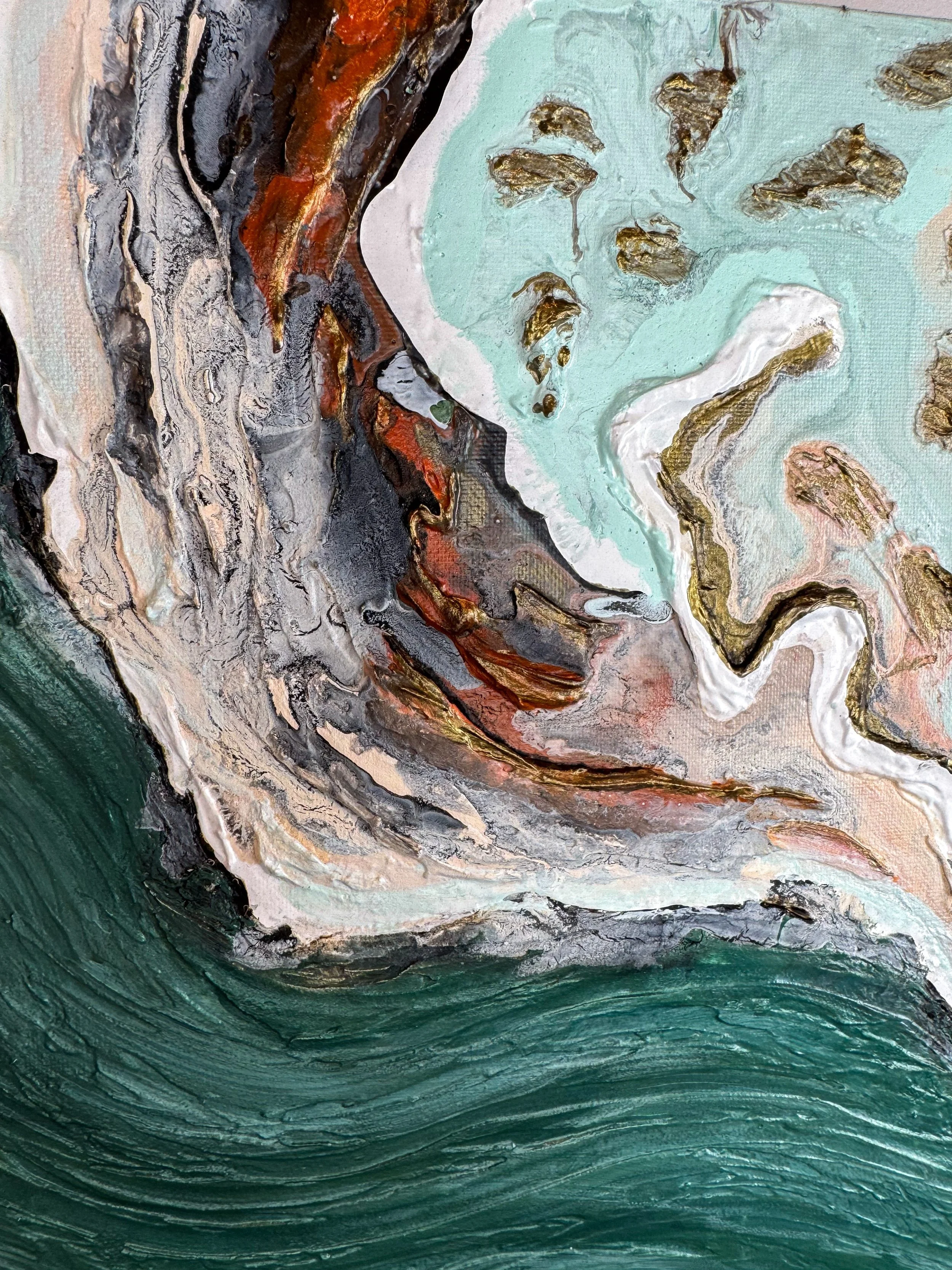 IN DEEP opens this weekend! 

A little closer look at the layers, textures and fragments of the landscapes that make up this collection.

Each piece holds its own story, shaped by the movement of the ocean, memory, emotion and the landscapes we carry