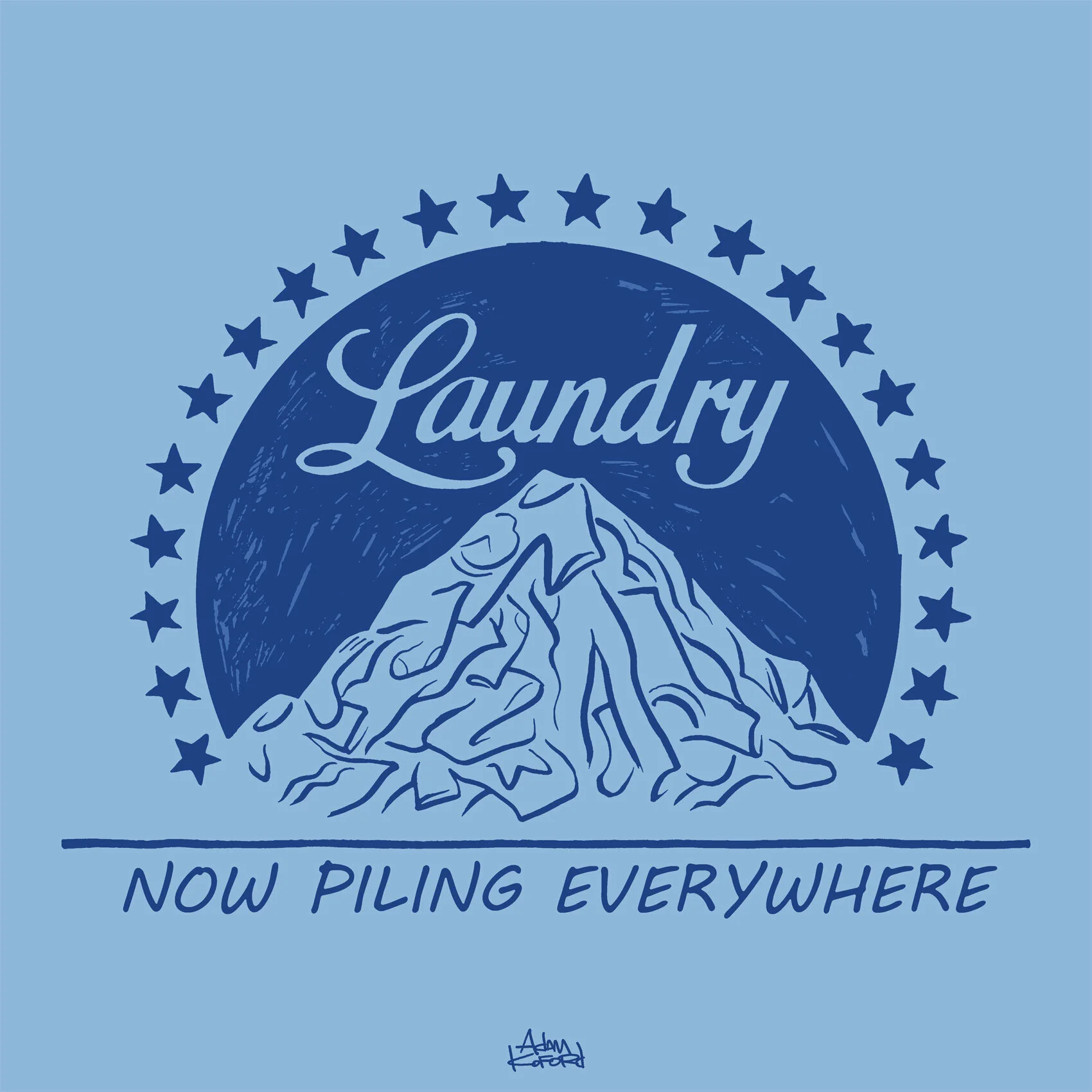 Laundry, t-shirt design