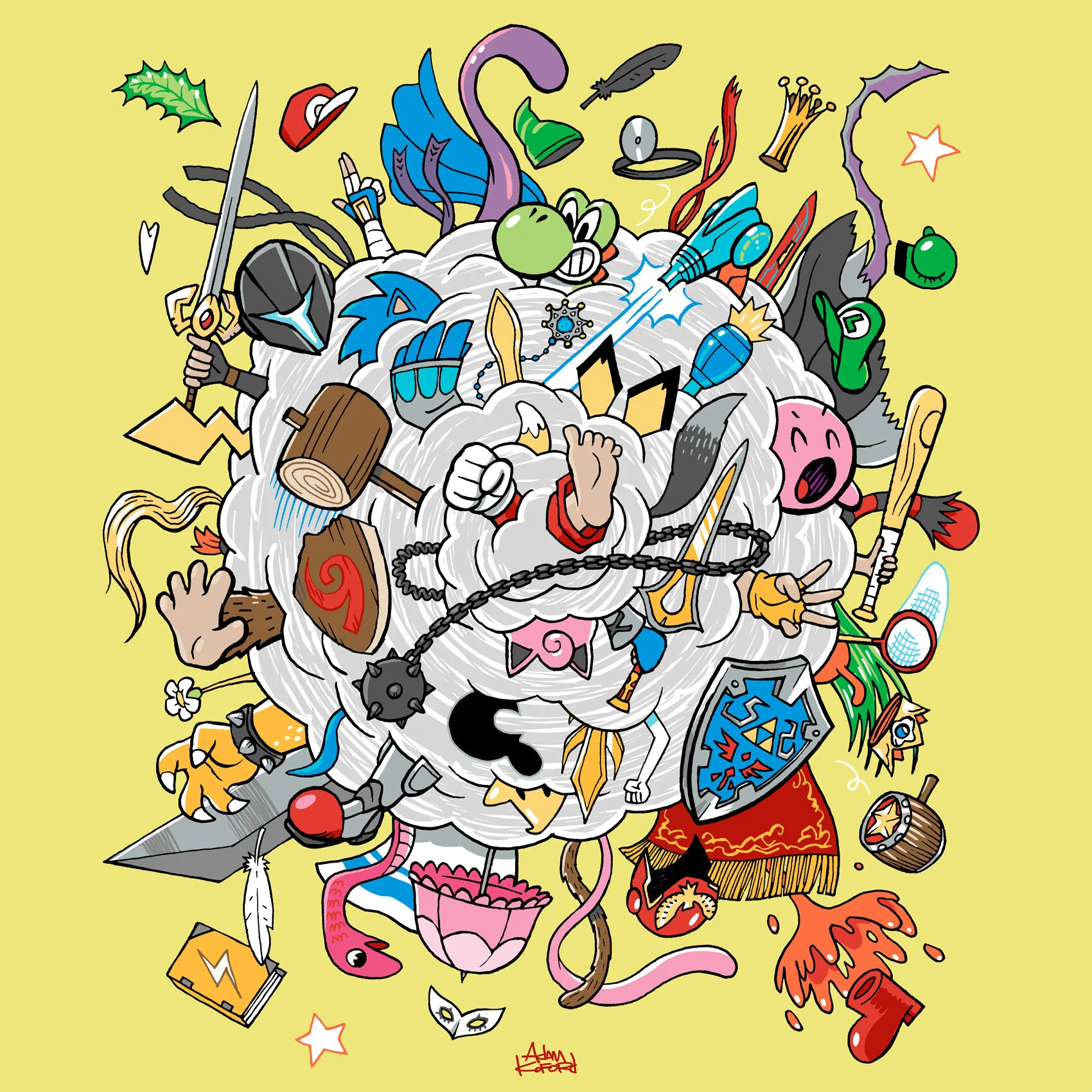 Fight Cloud, t-shirt design