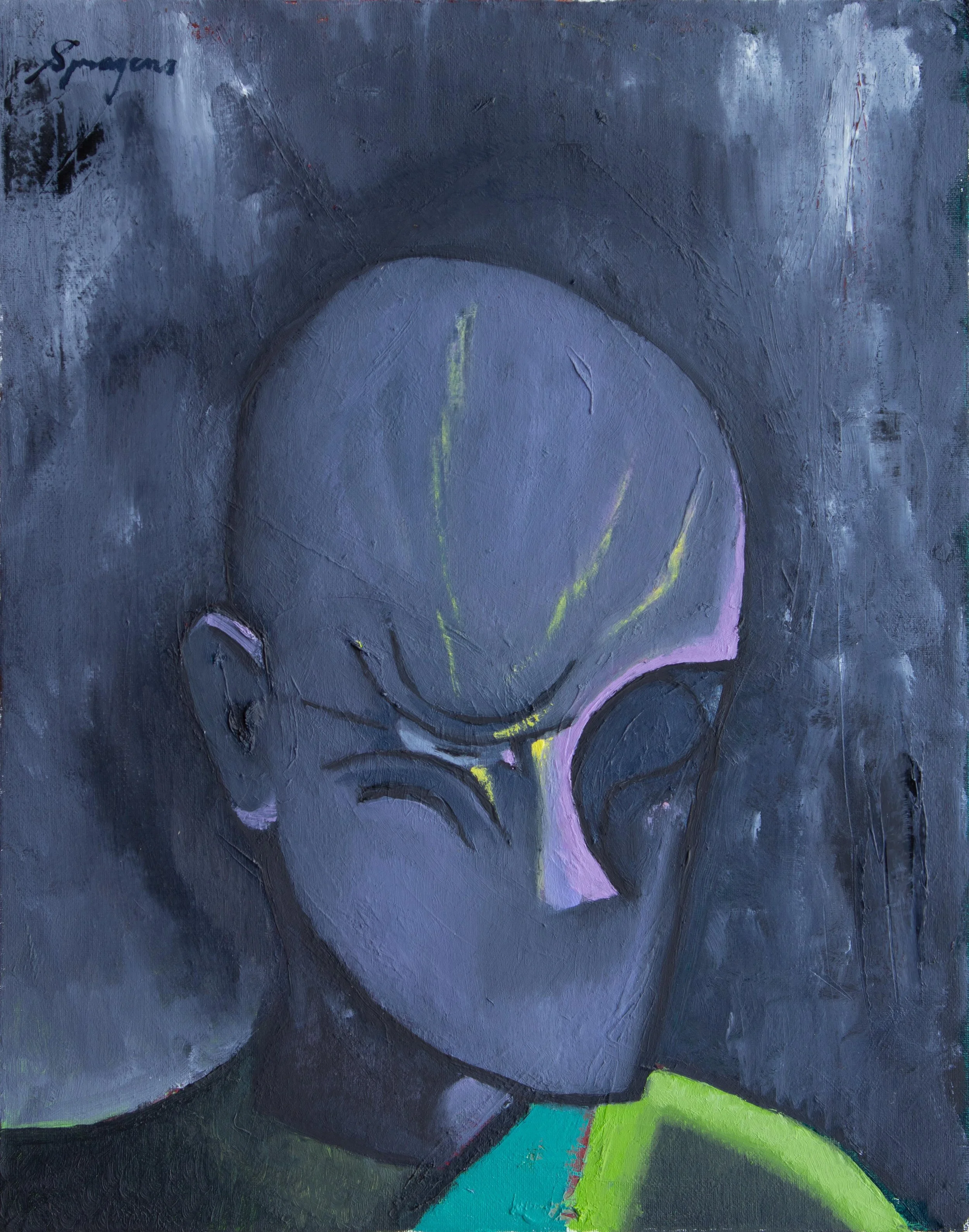 Eye Twitch, 2025. Oil on canvas. 16x20"