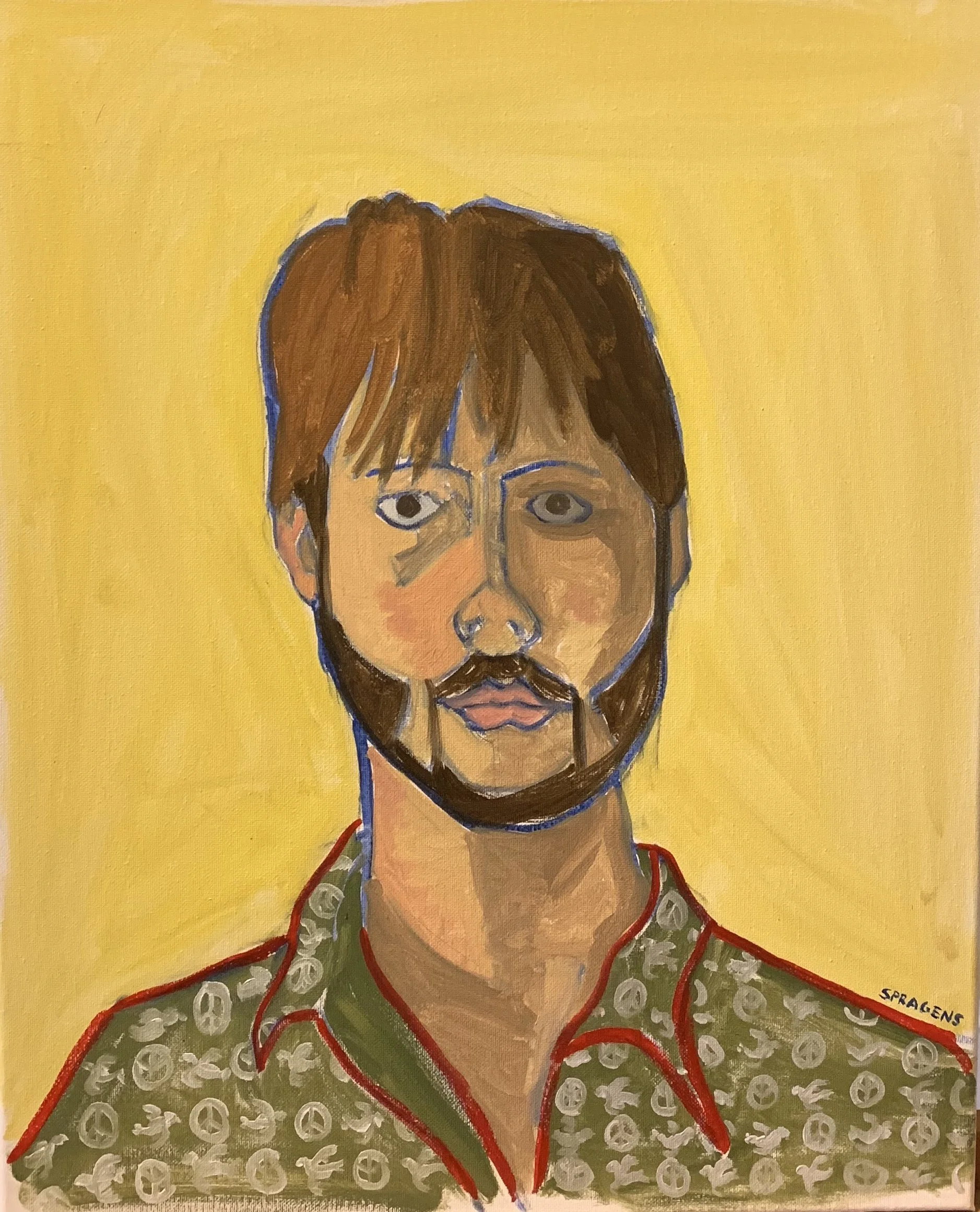 Self-Portrait, 2019. Oil on canvas. 16x20"