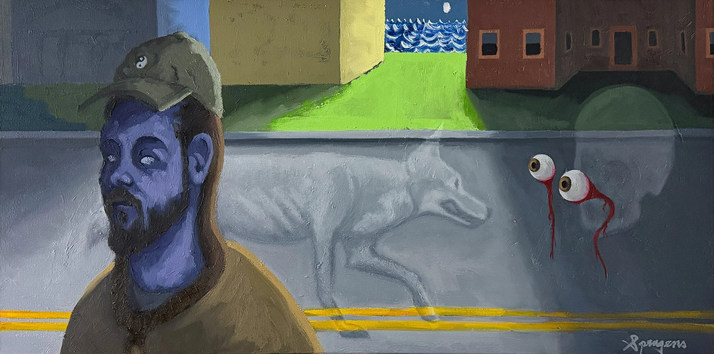 Passage, 2025. Oil on canvas. 18x36"