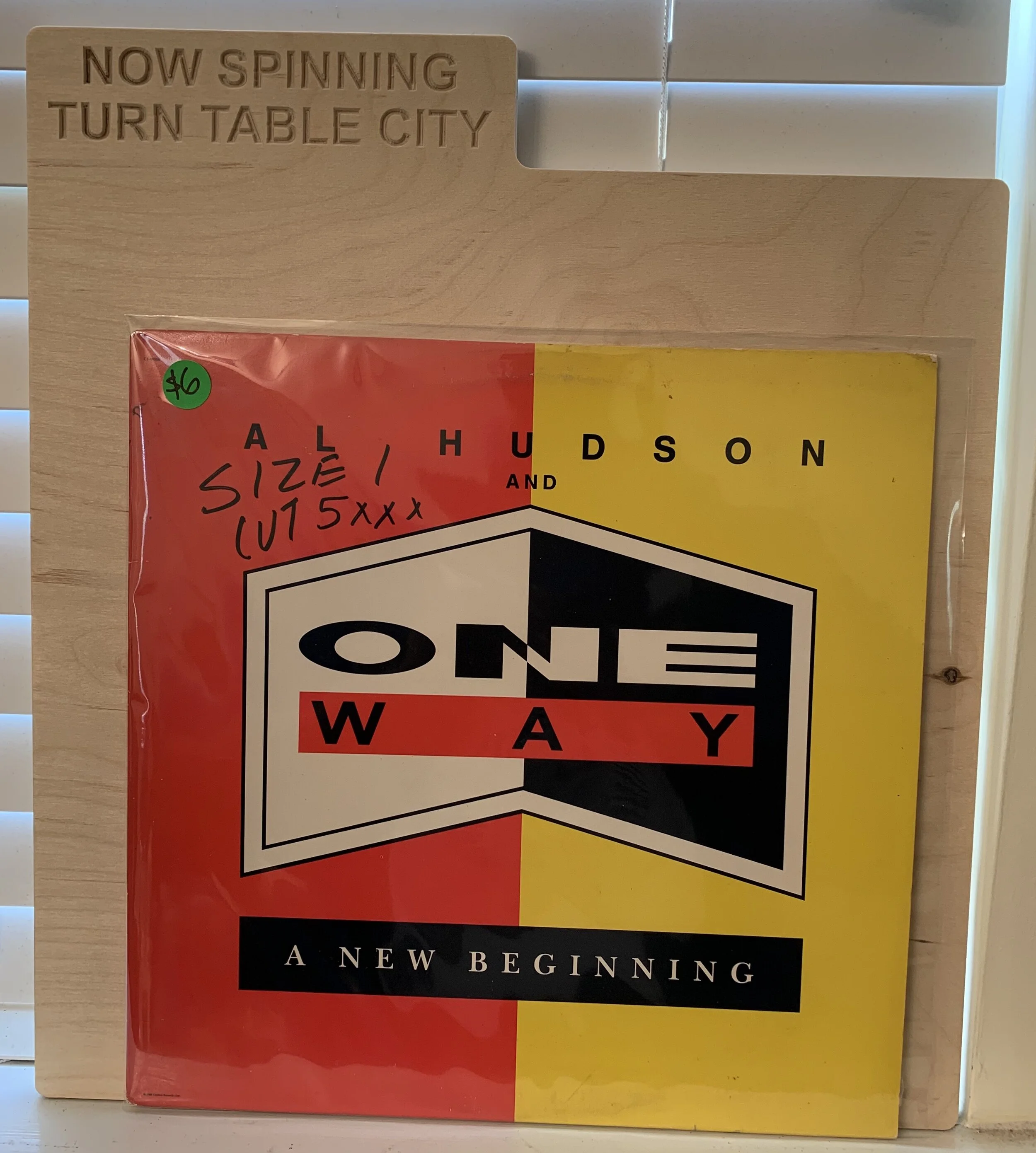 One Way (and Al Hudson)- A New Beginning (Used).