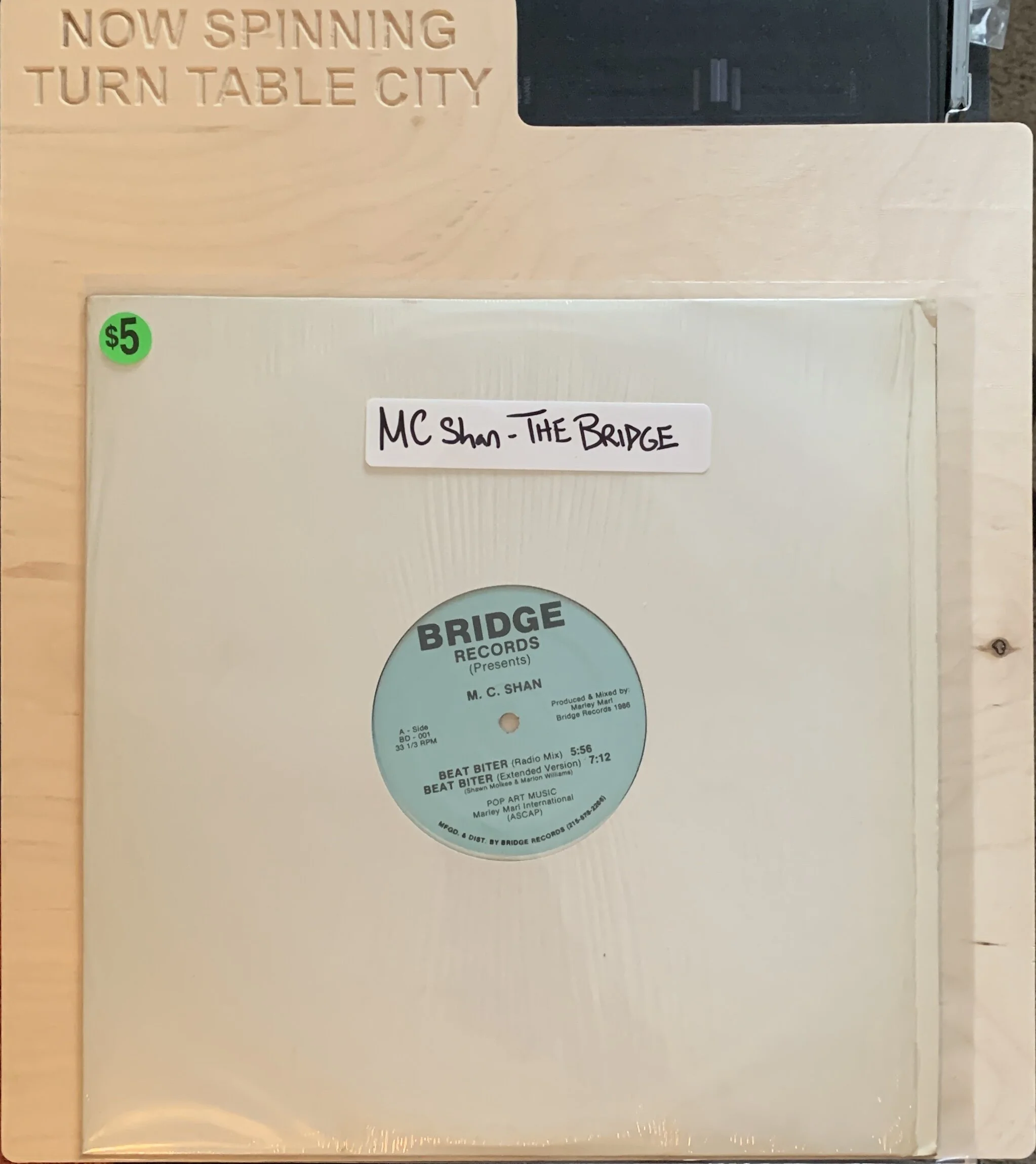 MC Shan- Beat Biter/The Bridge (Used)