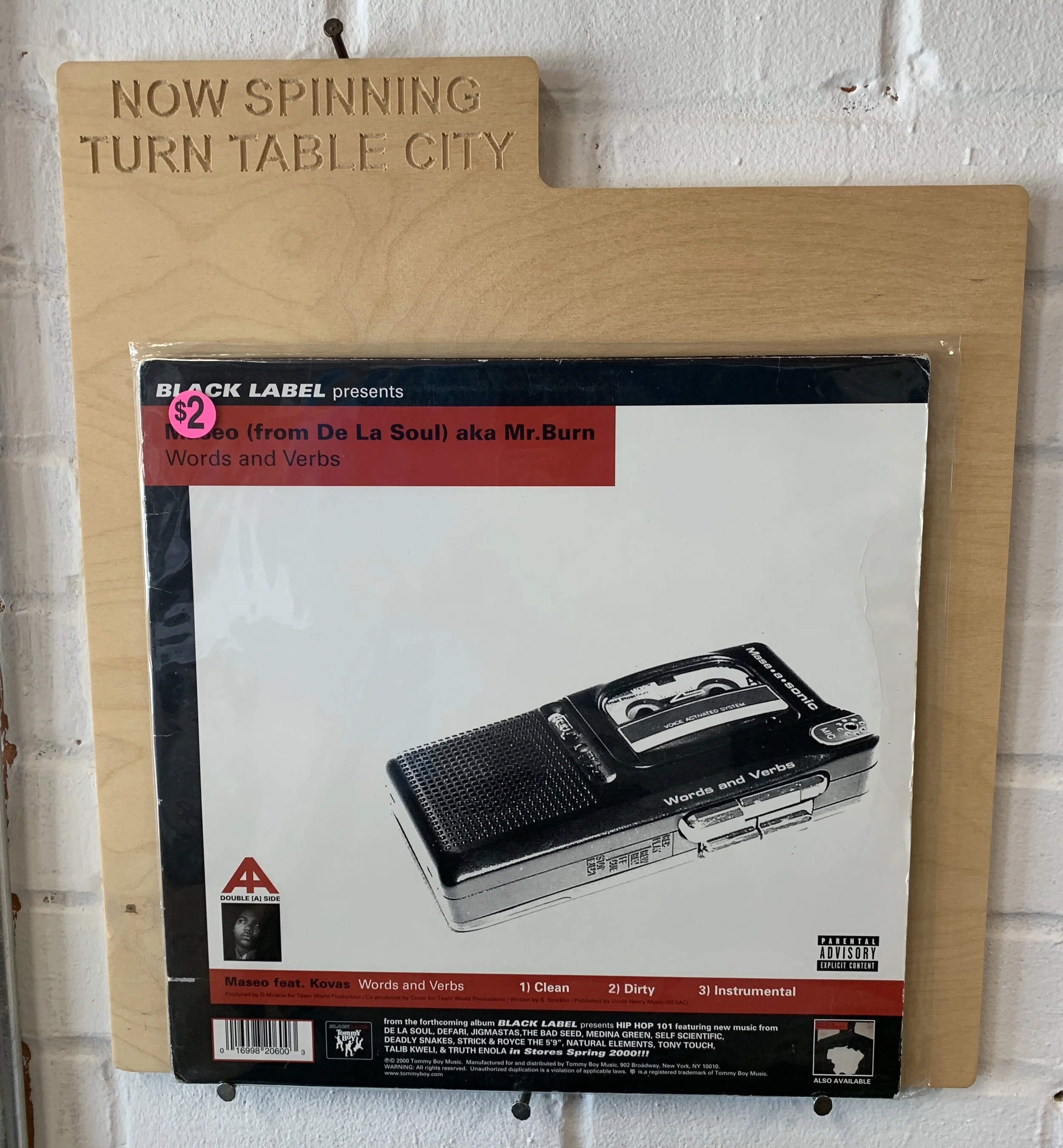 Maseo (of De La Soul)- Words &amp; Verbs (Used)