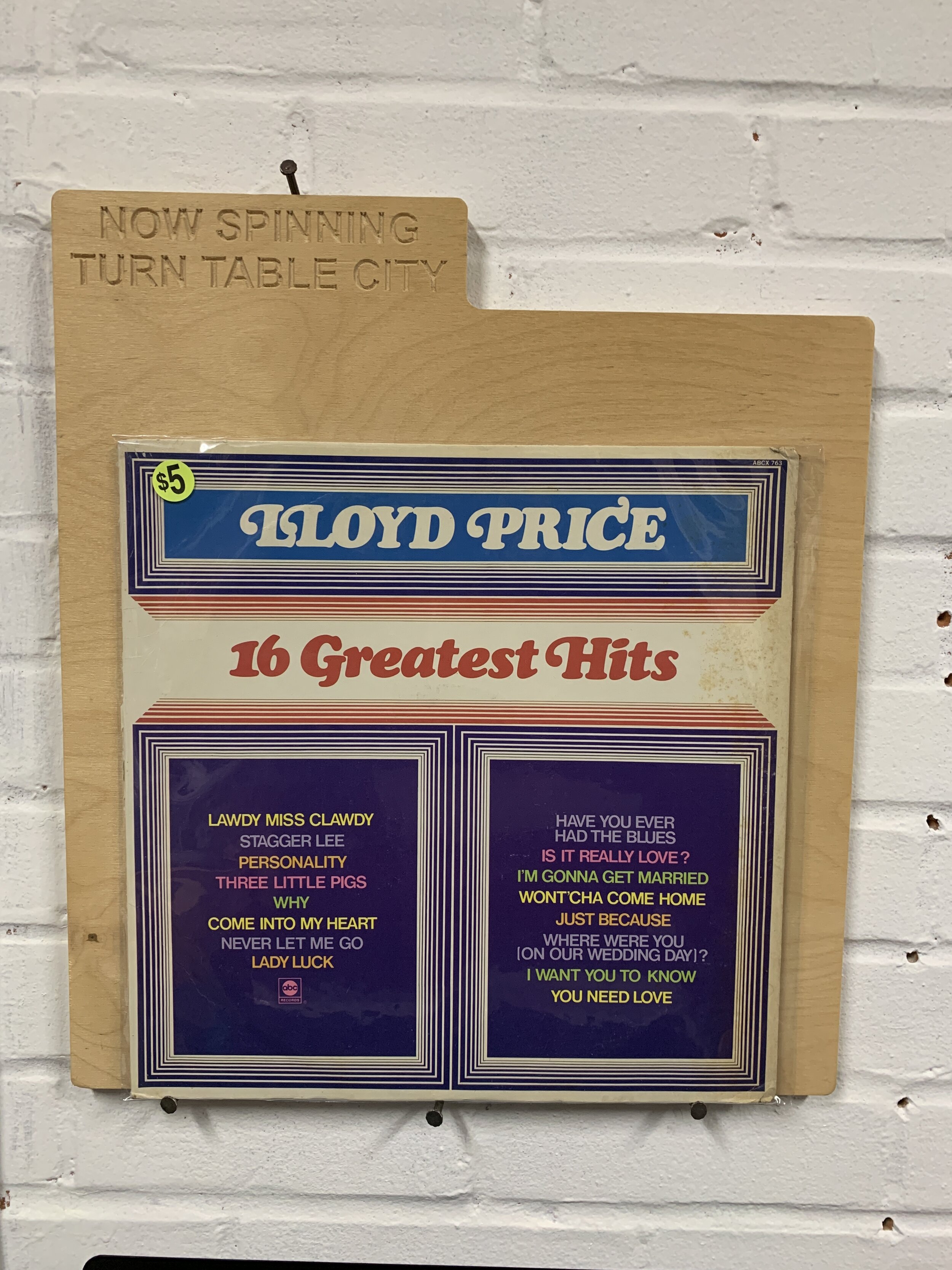 Lloyd Price- 16 Greatest Hits (used)