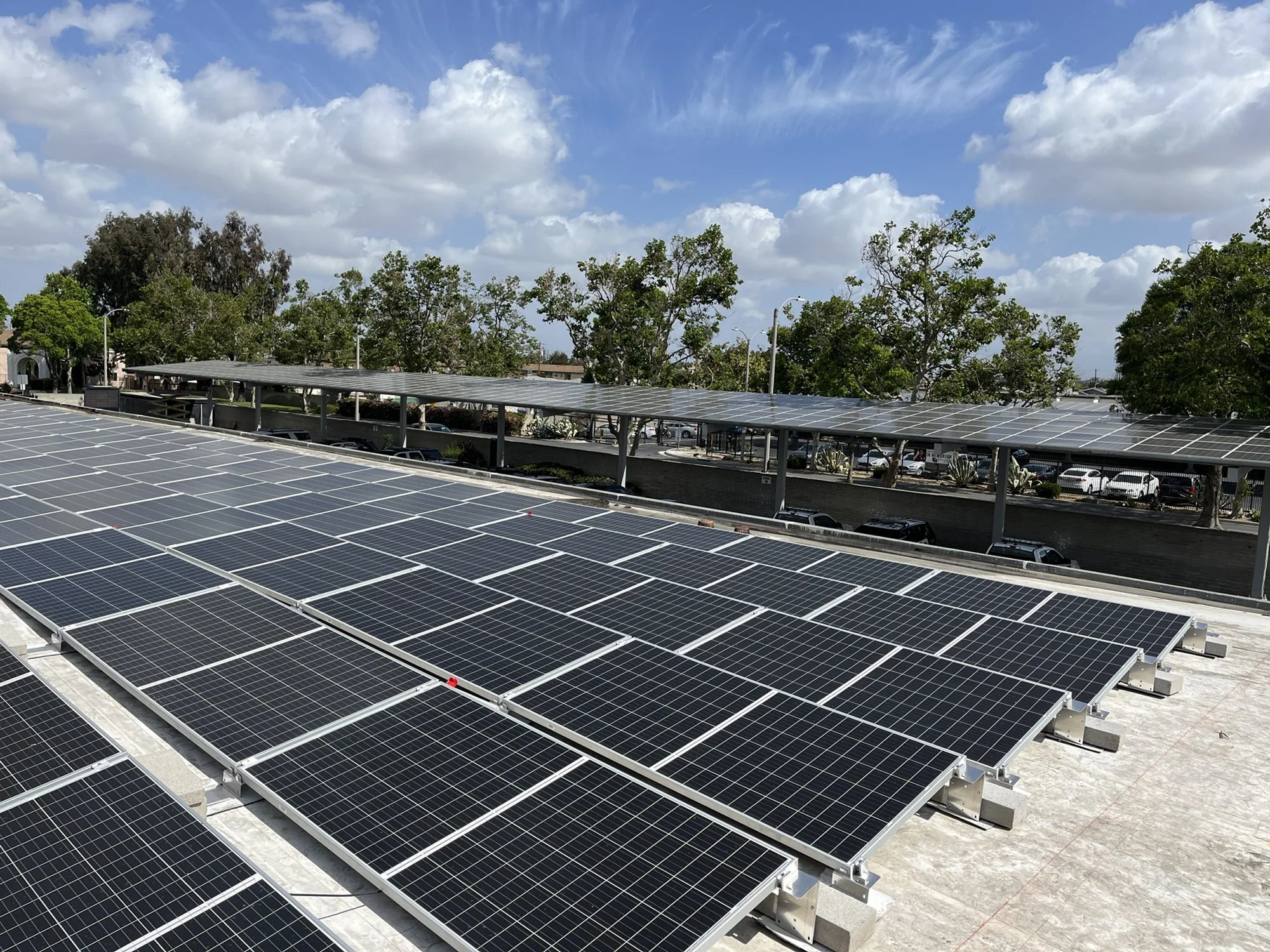 CEG installed solar PV for the City of Downey, CA.