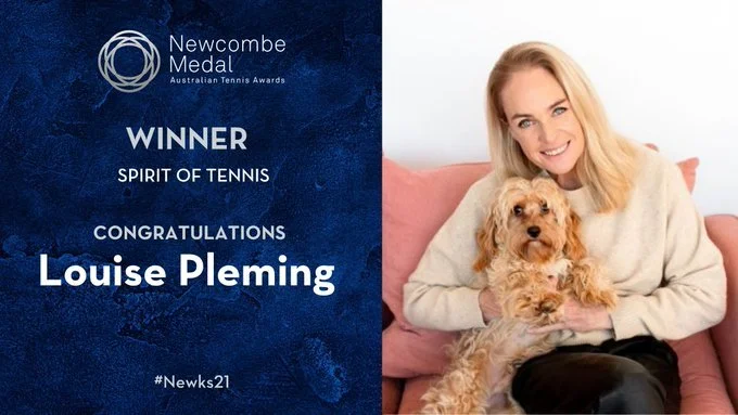Louise Pleming awarded Spirit of Tennis Award #Newks21