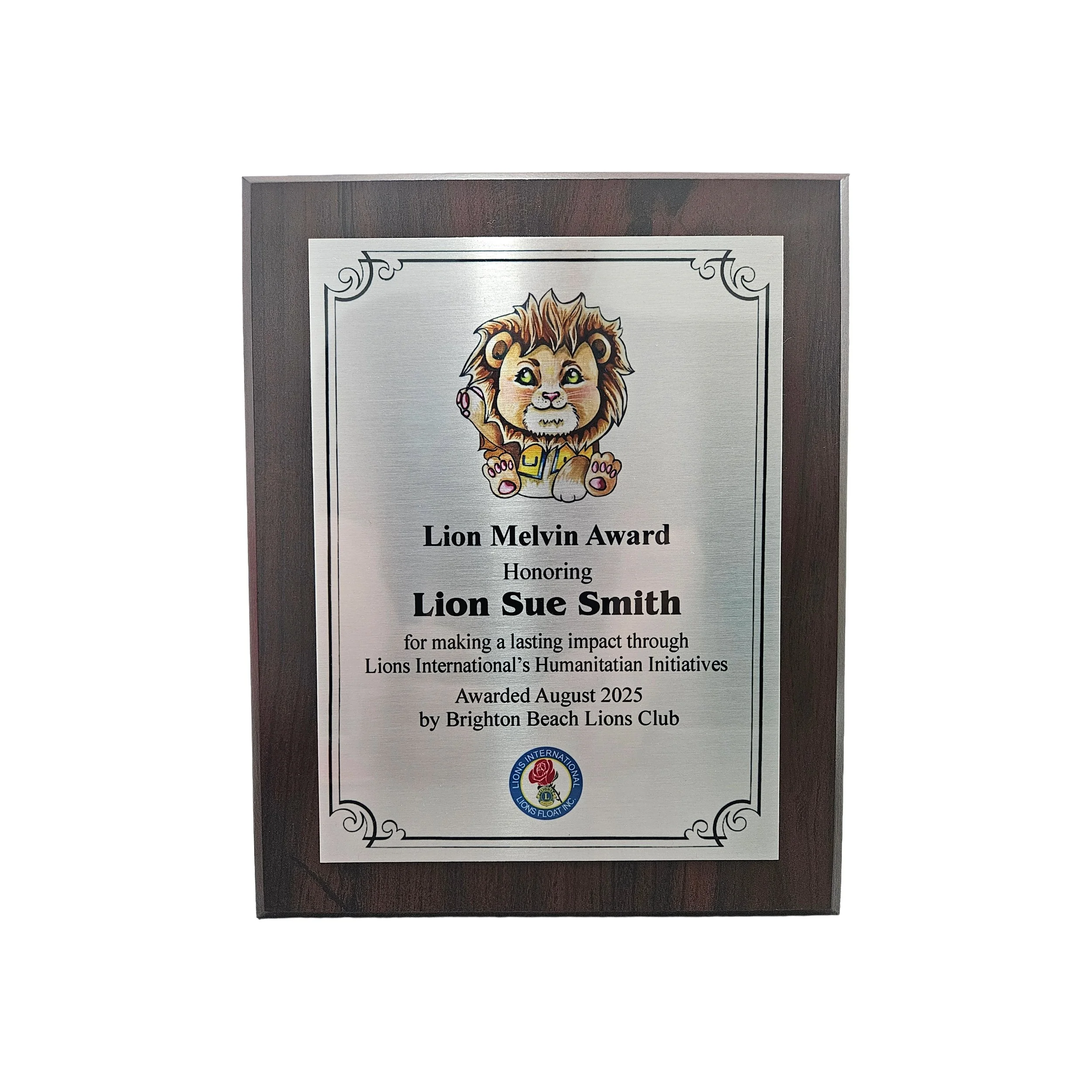 Lion Melvin Award